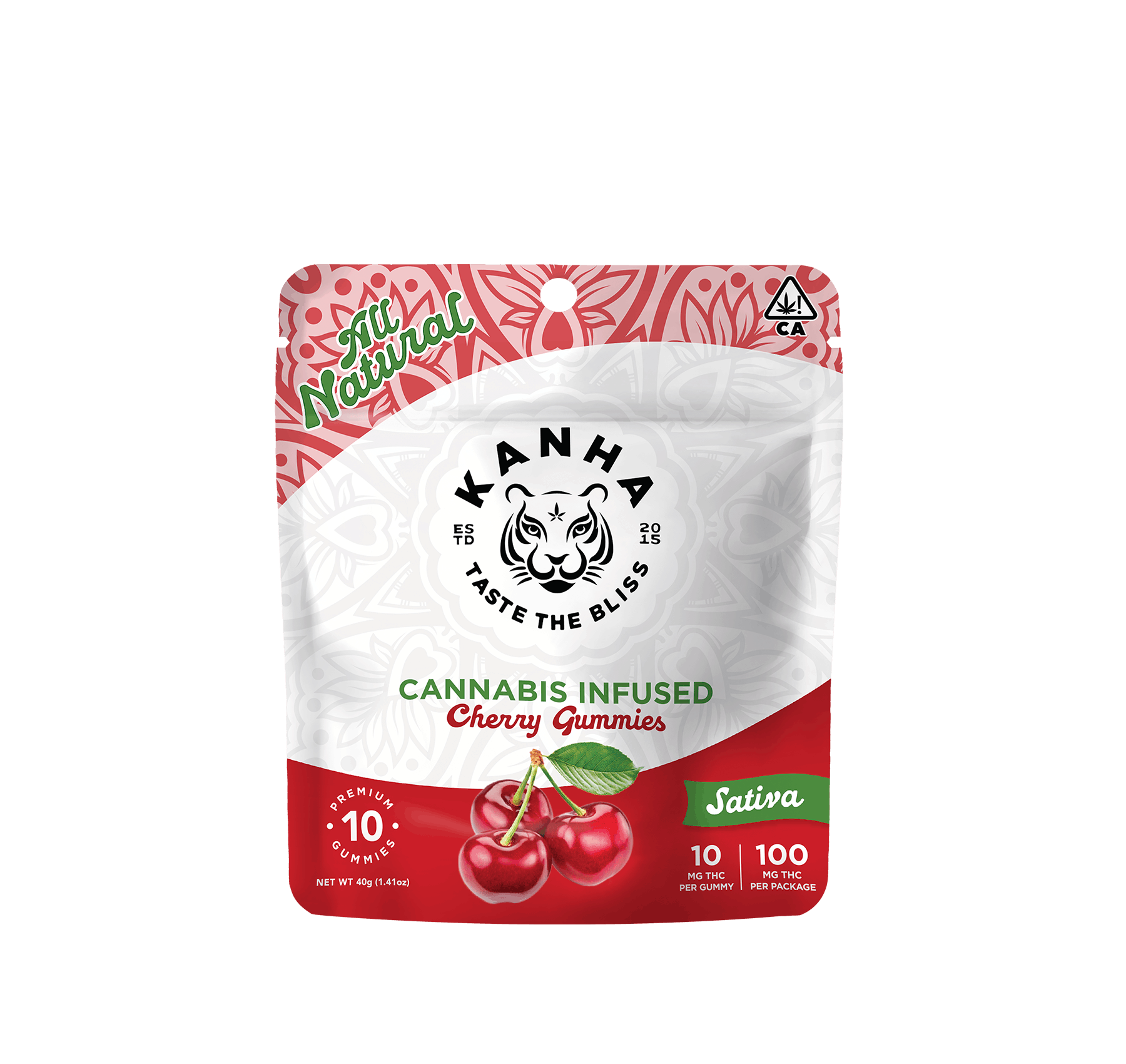 Cherry Gummy 100mg - Kanha - null - $15 - Edible