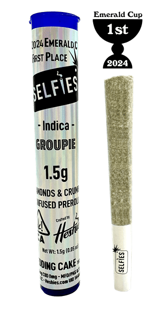 Groupie Infused Preroll (1.5g) - Wedding Cake