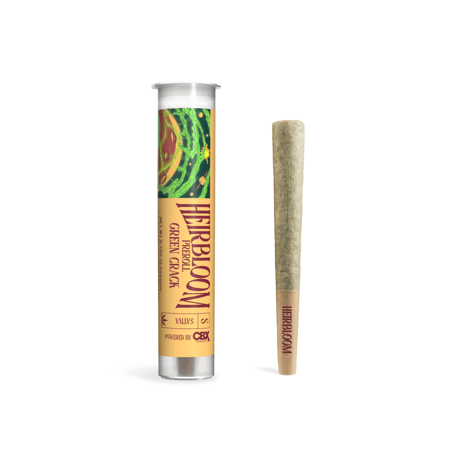 Green Crack .75G Pre Roll - HEIRBLOOM -  - $9.50 - Pre-Rolls