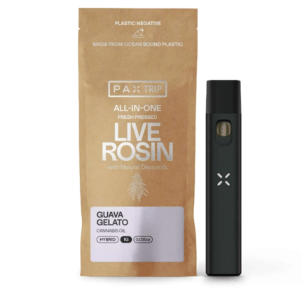 Guava Gelato (H) - 1g All-In-One Live Rosin Vape - PAX Trip - PAX -  - $60.99 - Vape