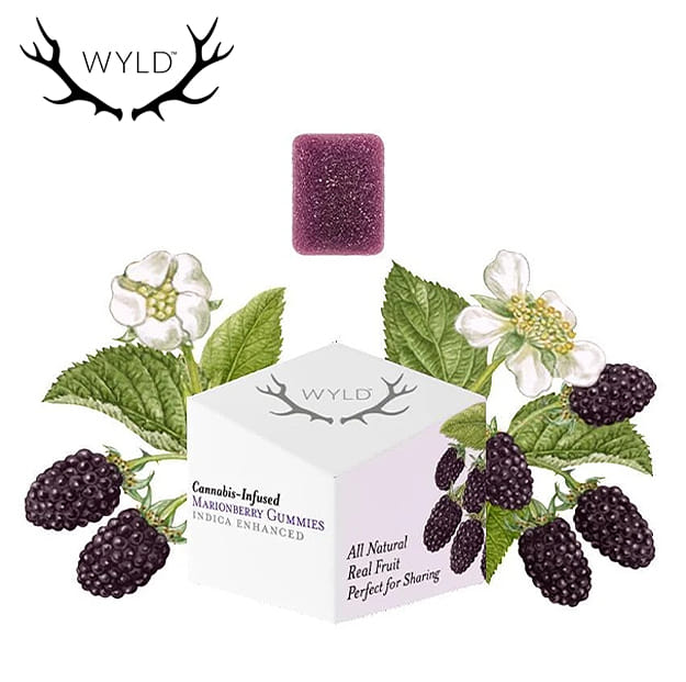 WYLD - Marionberry Gummies - 100mg - WYLD -  - $12.99 - Edibles