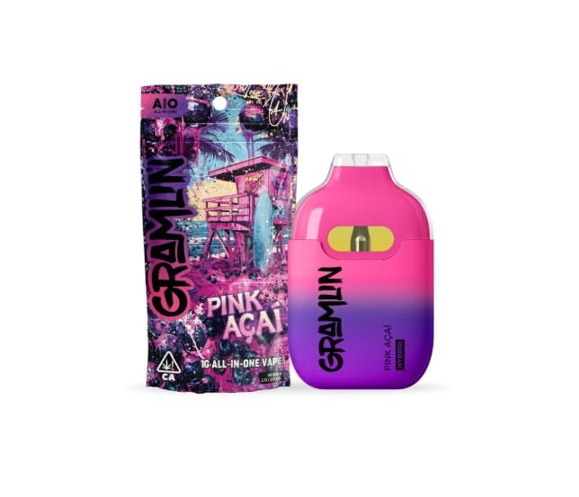 Pink Acai AIO 1g Vape - Gramlin -  - $23.76 - Vapes