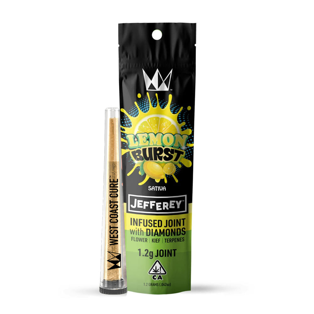 Lemon Burst (S) - 1.2g Jefferey Infused Pre Roll - West Coast Cure - Lemon Burst (S) - $13 - Pre-Rolls