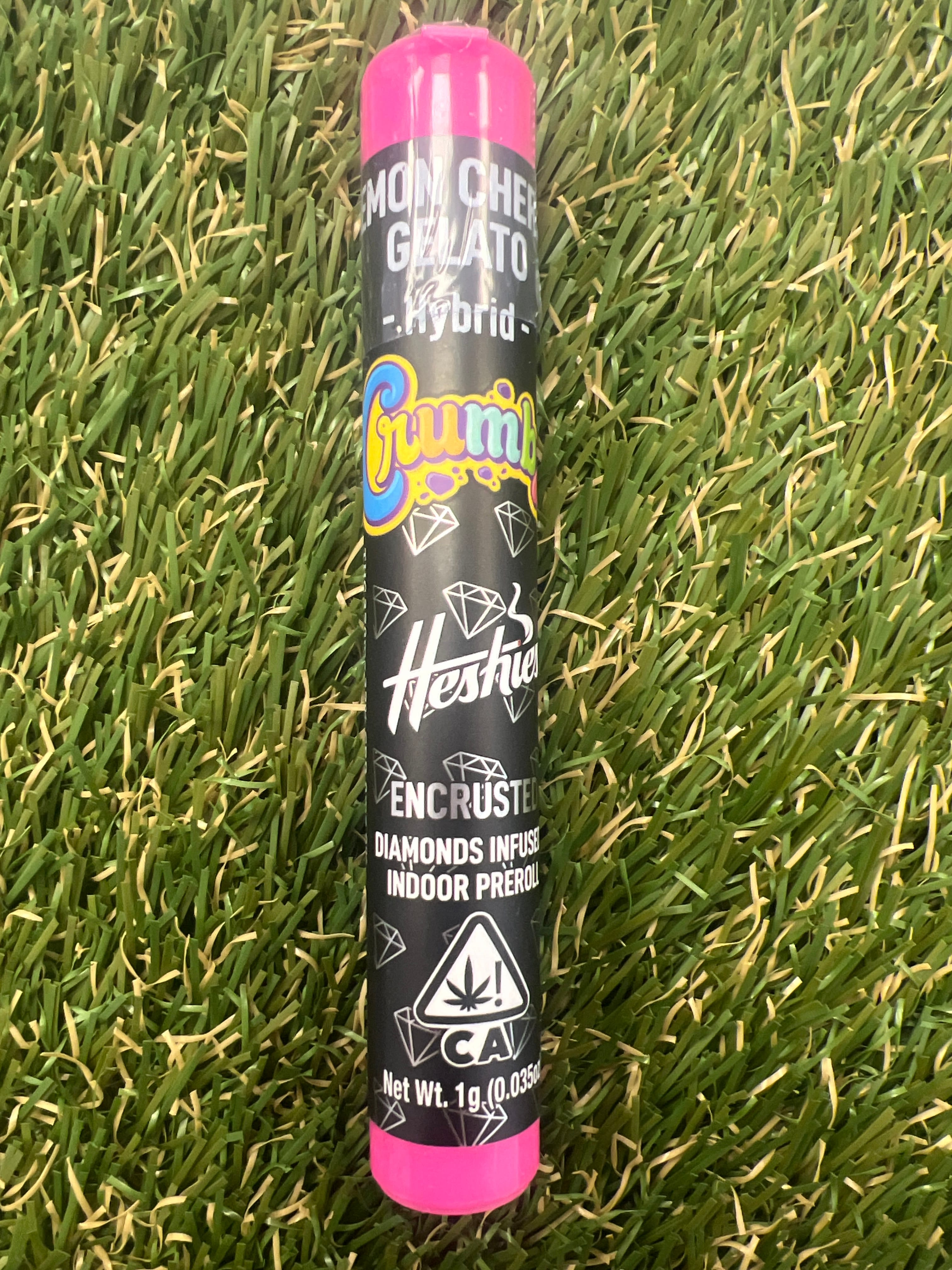 LEMON CHERRY GELATO 1G INFUSED - CRUMBZ -  - $5.37 - Pre-Roll Infused