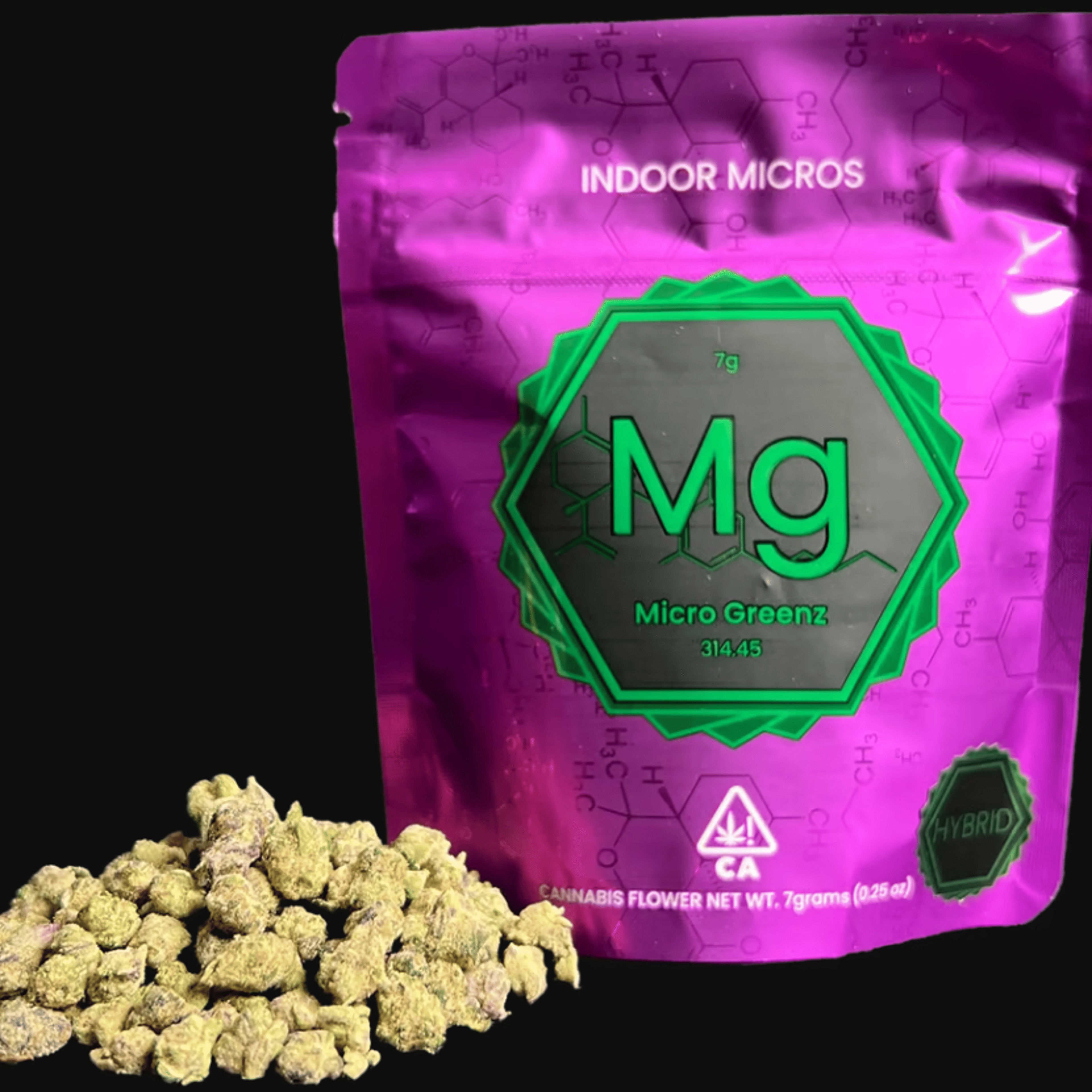 Micro Greenz Indoor Flower 3.5g - White Runtz x Faceoff OG (H) - $13.99 - Pre-Packaged Flowers