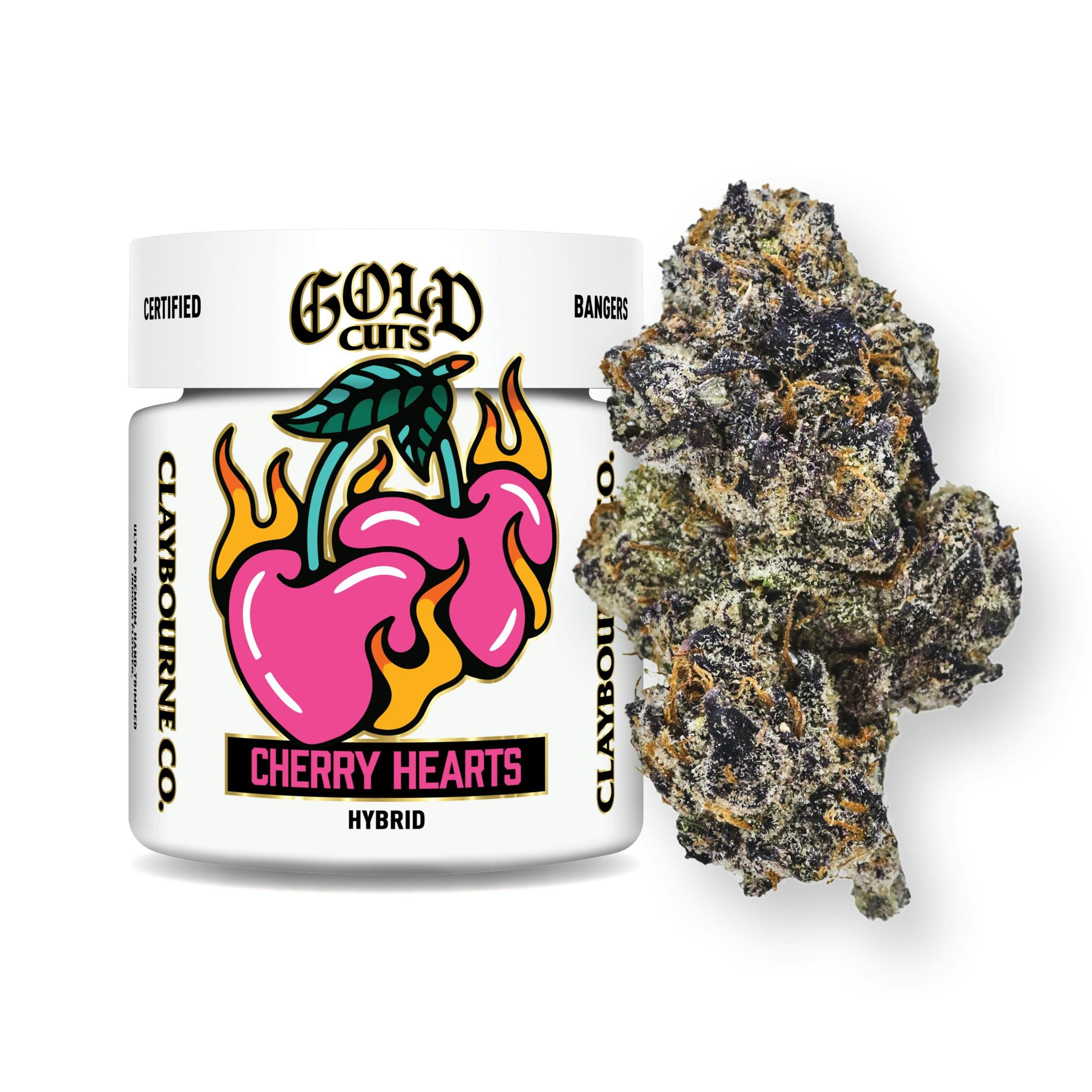 Gold Cuts | Cherry Hearts (H) (Certified Bangers) - 3.5g - Claybourne Co. -  - $55 - Flower