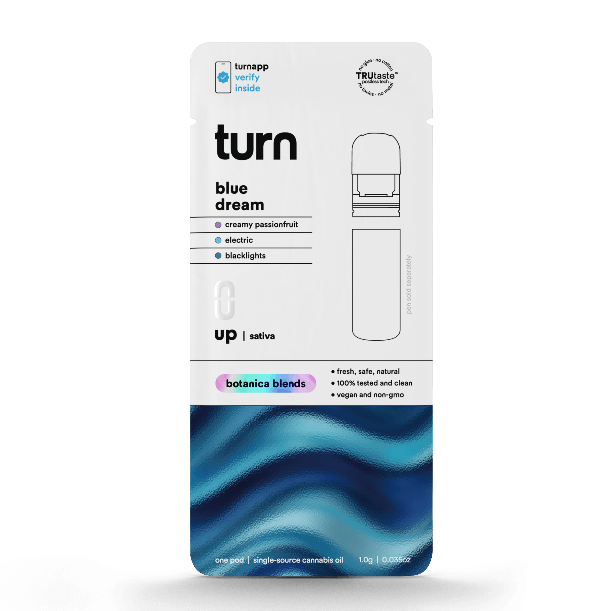 1.0g POD | blue dream | botanica blends | up | - Turn -  - $35 - Vape Pens