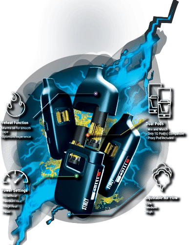 STIIIZY - Bar Battery (Dual Pod System) - Stiiizy - STIIIZY - Bar Battery (Dual Pod System) - $30 - Accessory