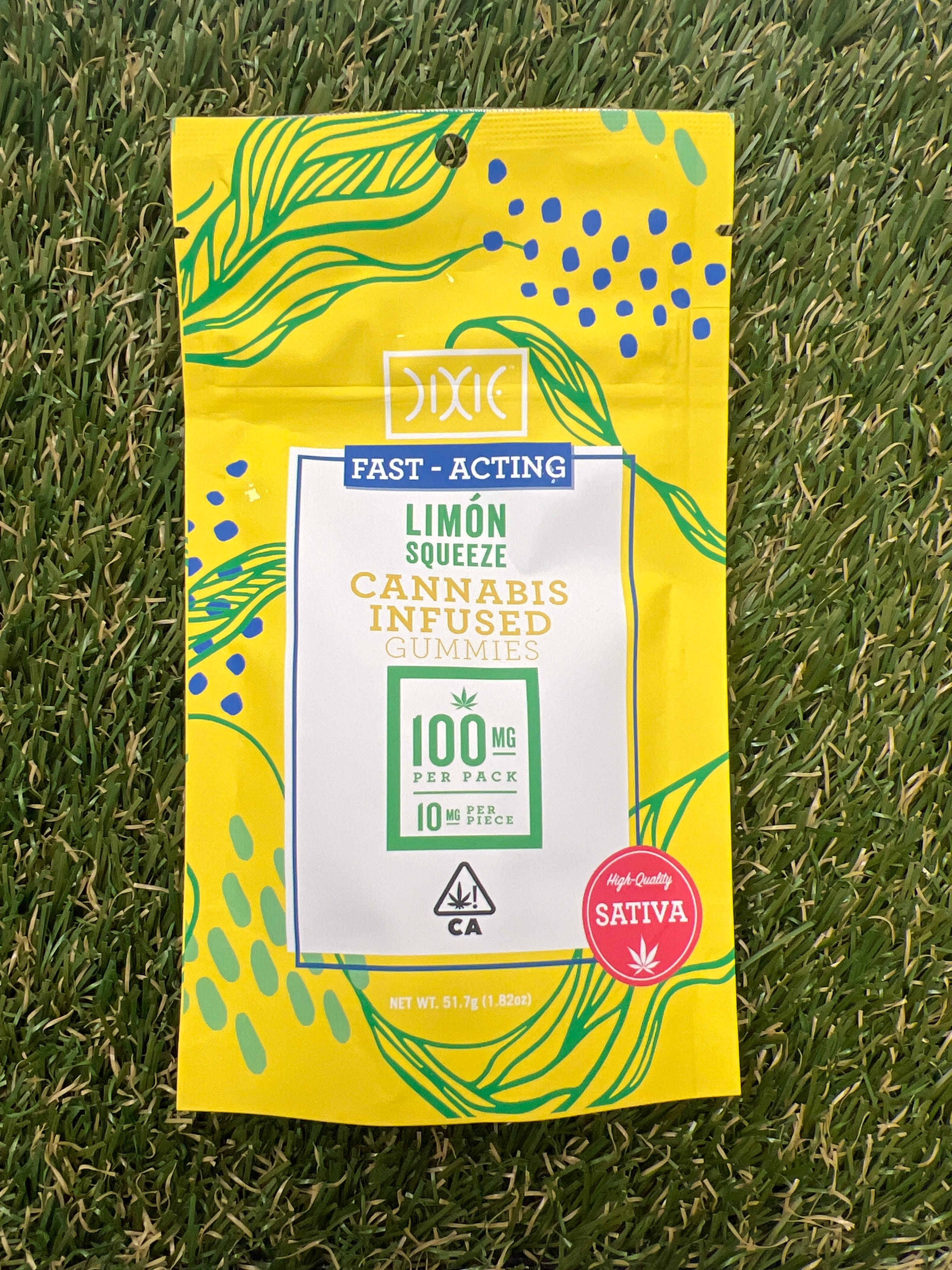 LIMON SQUEEZ 10MG 10PK GUMMIES - Dixie -  - $13.97 - Edible (weight - each)