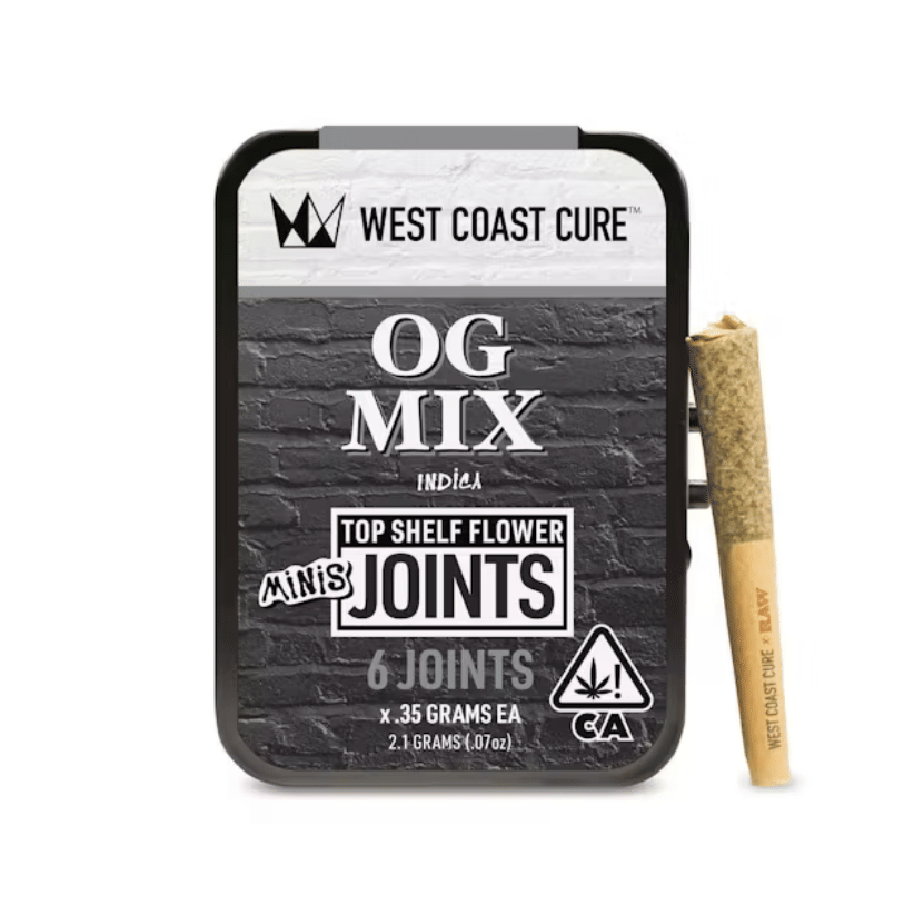 OG Mix .35g 6pk Pre-Rolls - West Coast Cure - null - $22 - Pre-Rolls
