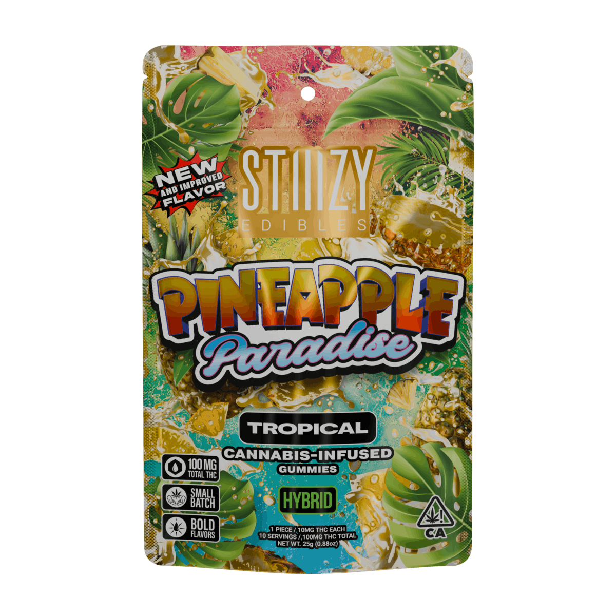 Pineapple Paradise-Gummies 100MG - STIIIZY -  - $8.64 - Edibles