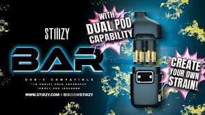 Bar 'Dual' Black Stiiizy Battery - Stiiizy -  - $30 - Non-Cannabis