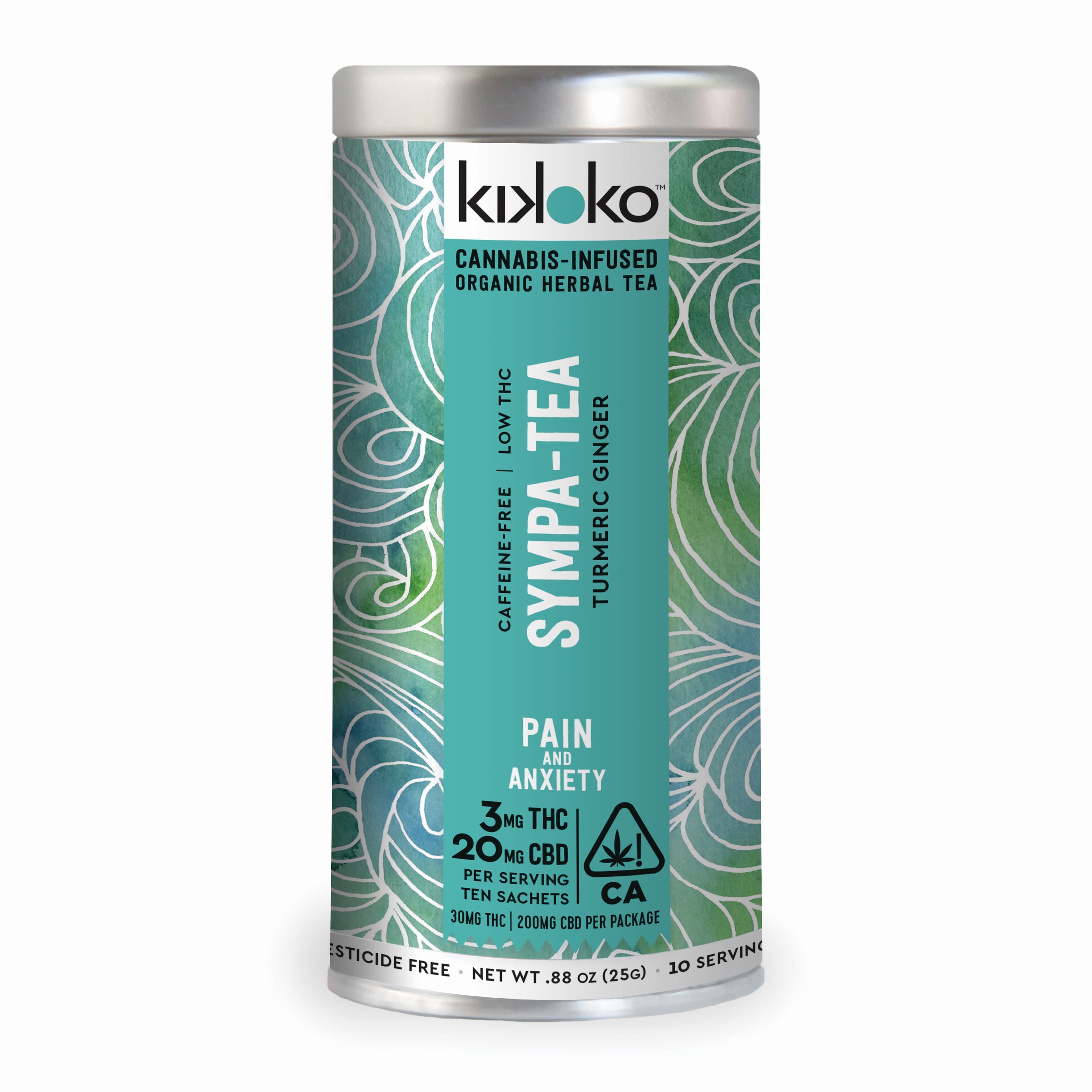 Sympa-Tea Mint Herbal Tea 10 Pack - Kikoko - 10 Pack High CBD - $46 - Drinks