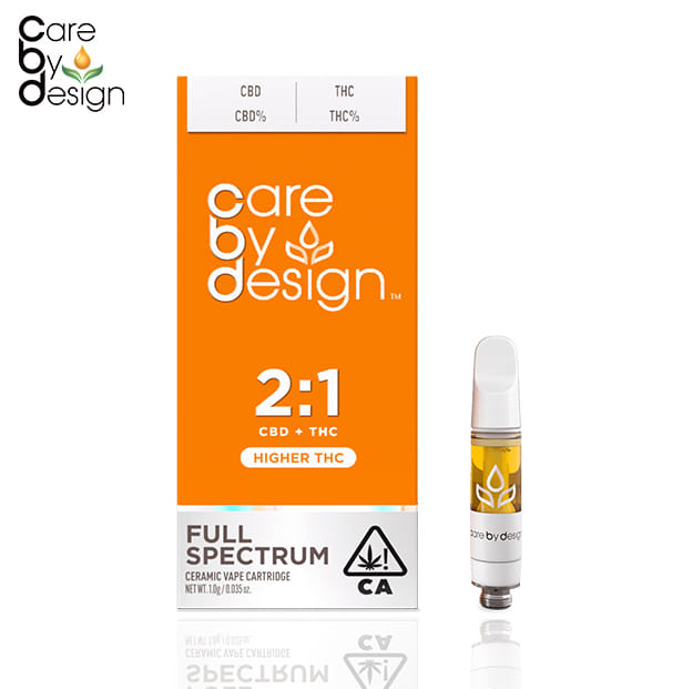 Care By Design - 2:1 CBD/THC Full Spectrum Vape - 1g - Care By Design -  - $43.99 - 510 Cartridges