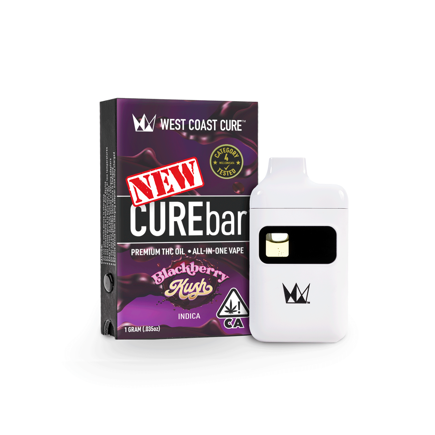Blackberry Kush (I) AIO - 1g - West Coast Cure - Blackberry Kush (I) - $22.90 - Cartridges