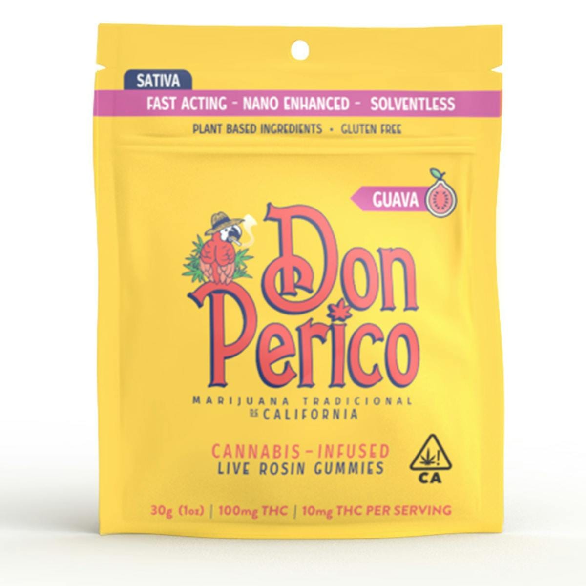 Guava - NANO Rosin Gummies *DAILY BUY 2 GET 1* - Don Perico - Guava Nano Rosin Gummies 100mg (S) - $16 - Edibles