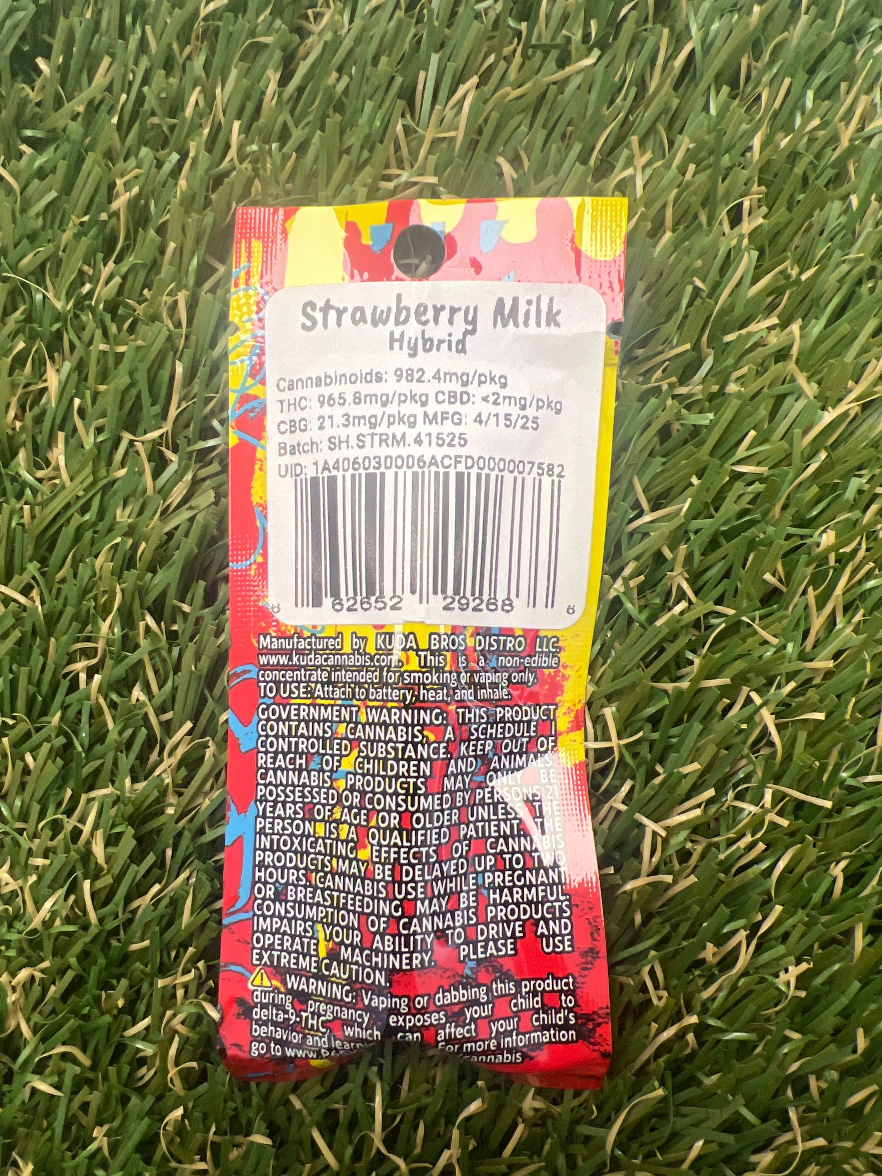 STRAWBERRY MILK 1G REFILL - SHOOTERS -  - $9 - Vape Cartridge
