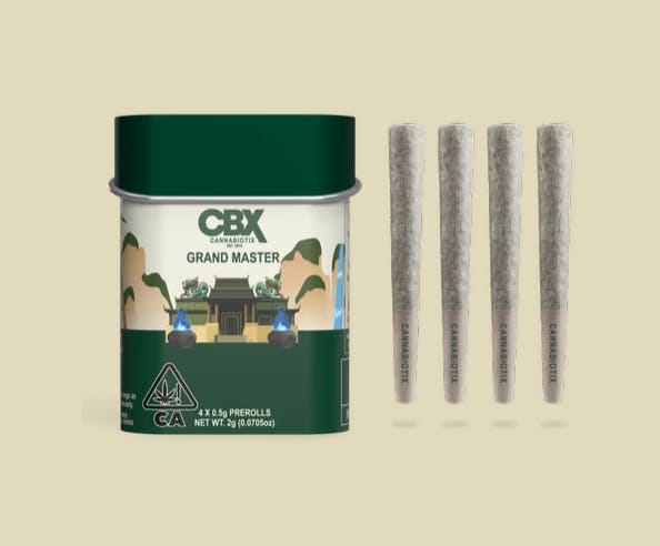 Grand Master Pre-rolls 4pk 2g - CBX -  - $32.50 - Flowers