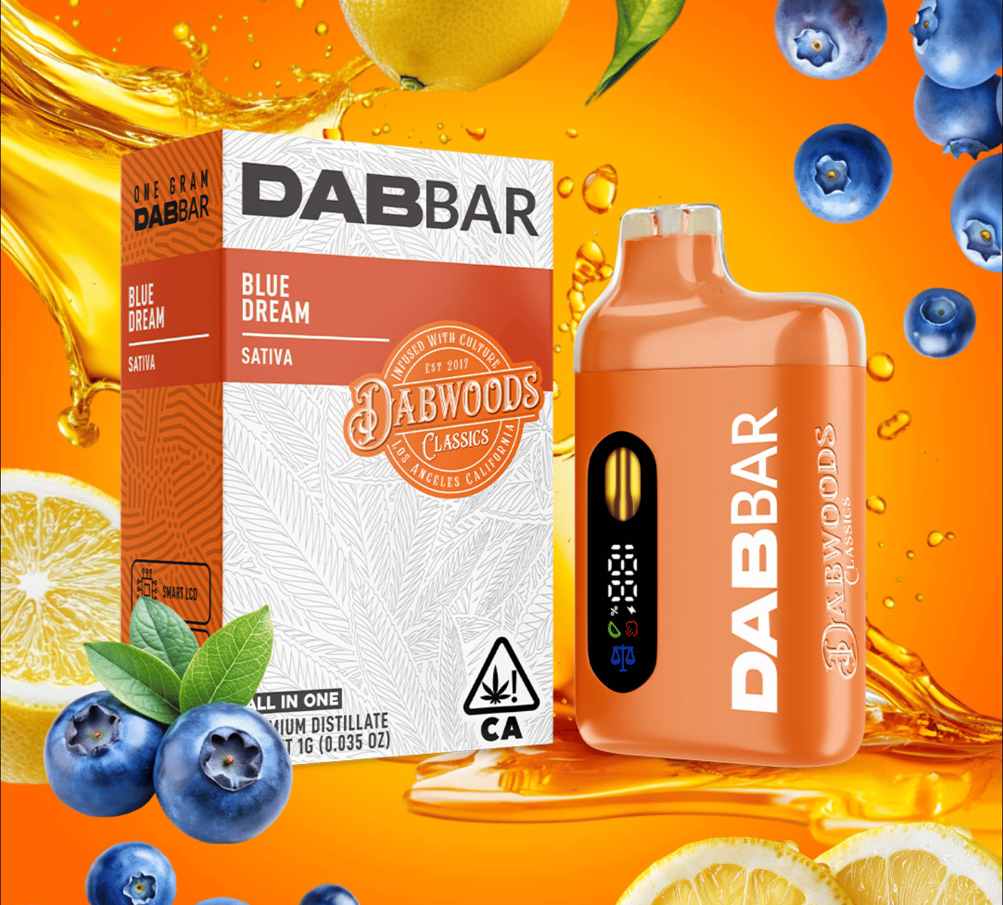 1G BLUE DREAM DAB BAR - Dabwoods -  - $40.05 - Vaporizer