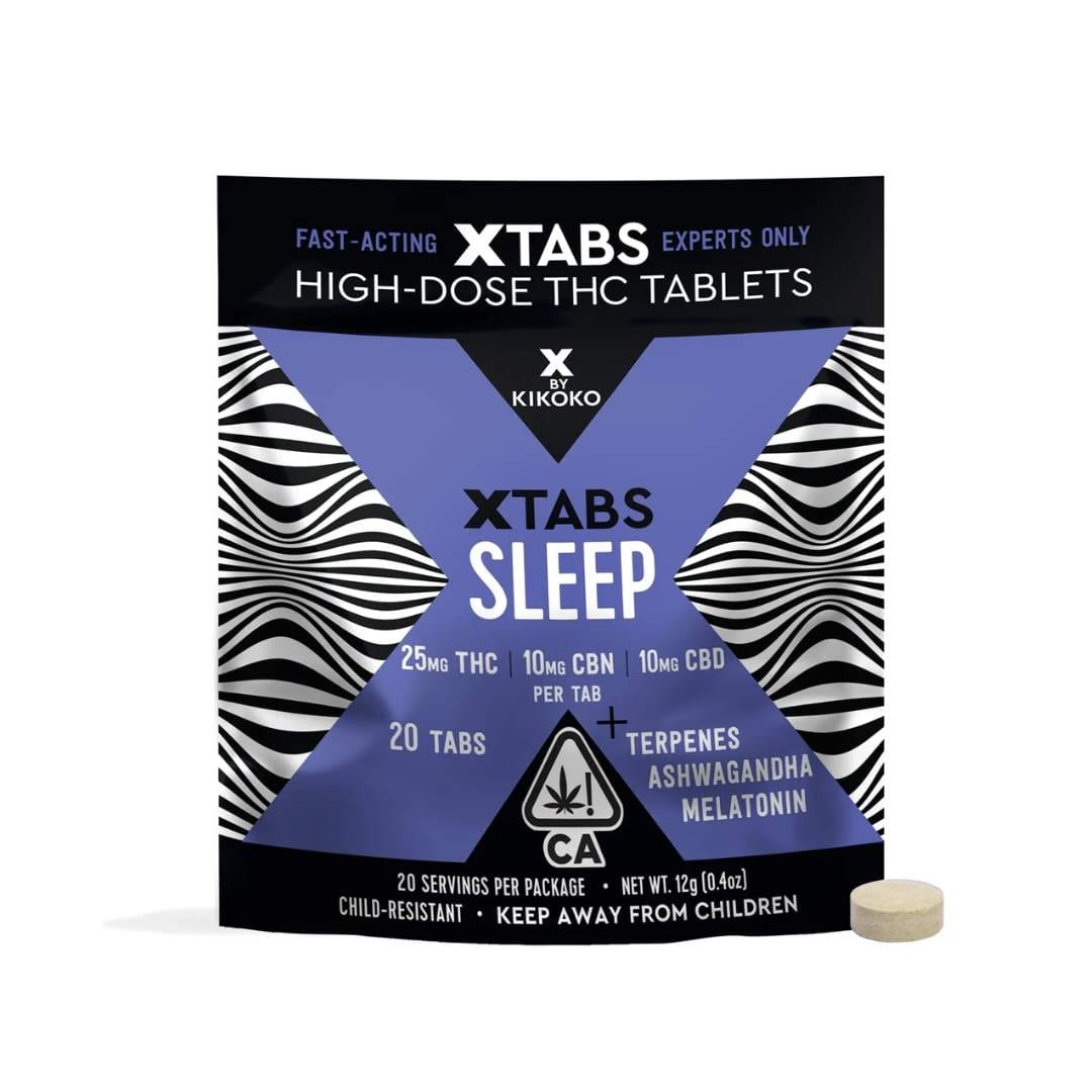 Sleep 5:2:2 XTabs 20 Pack THC:CBN:CBD - Kikoko - 20 Pack Indica - $55 - Edibles