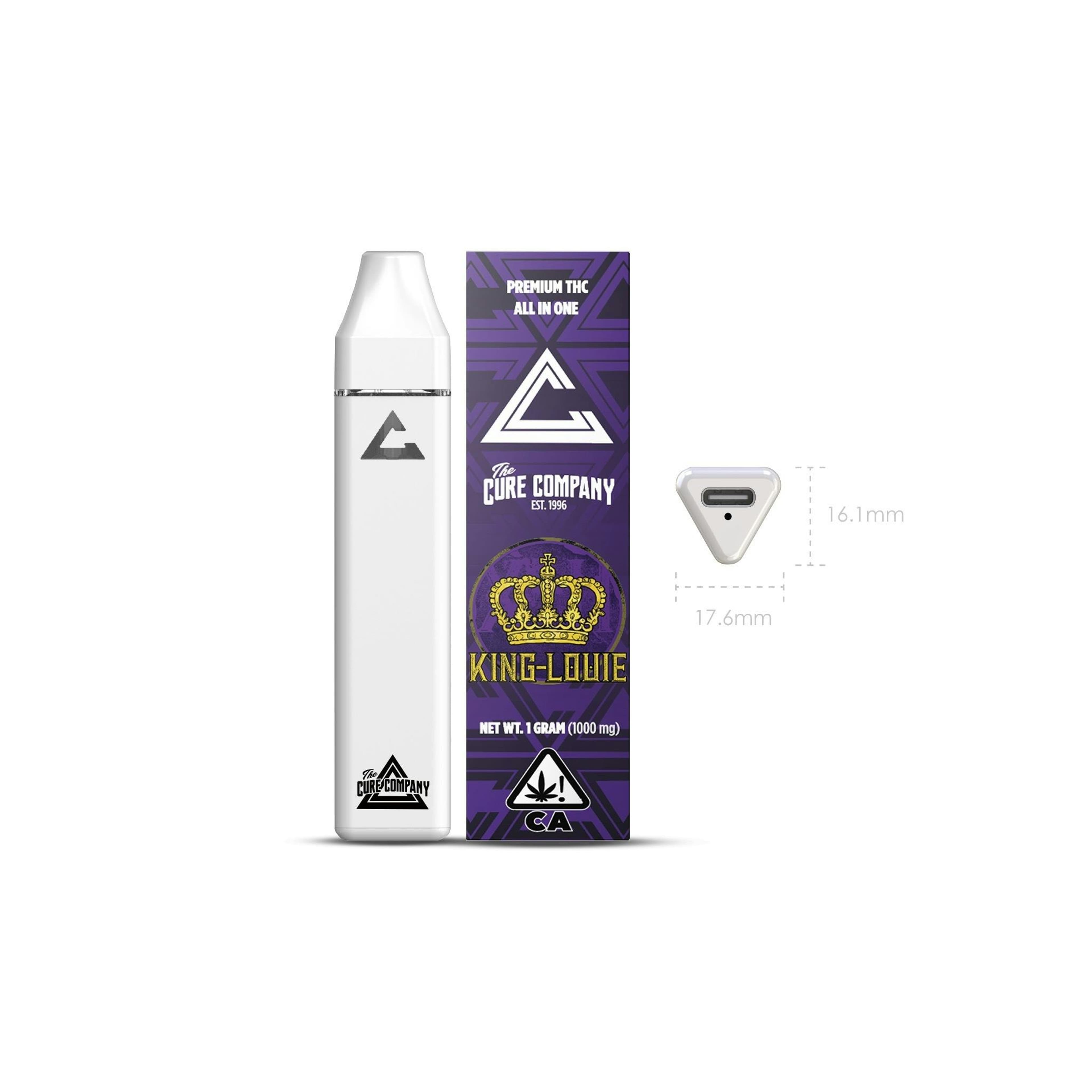 King Louie OG AIO Vape Pen - The Cure Company - - $20.17 - Vapes