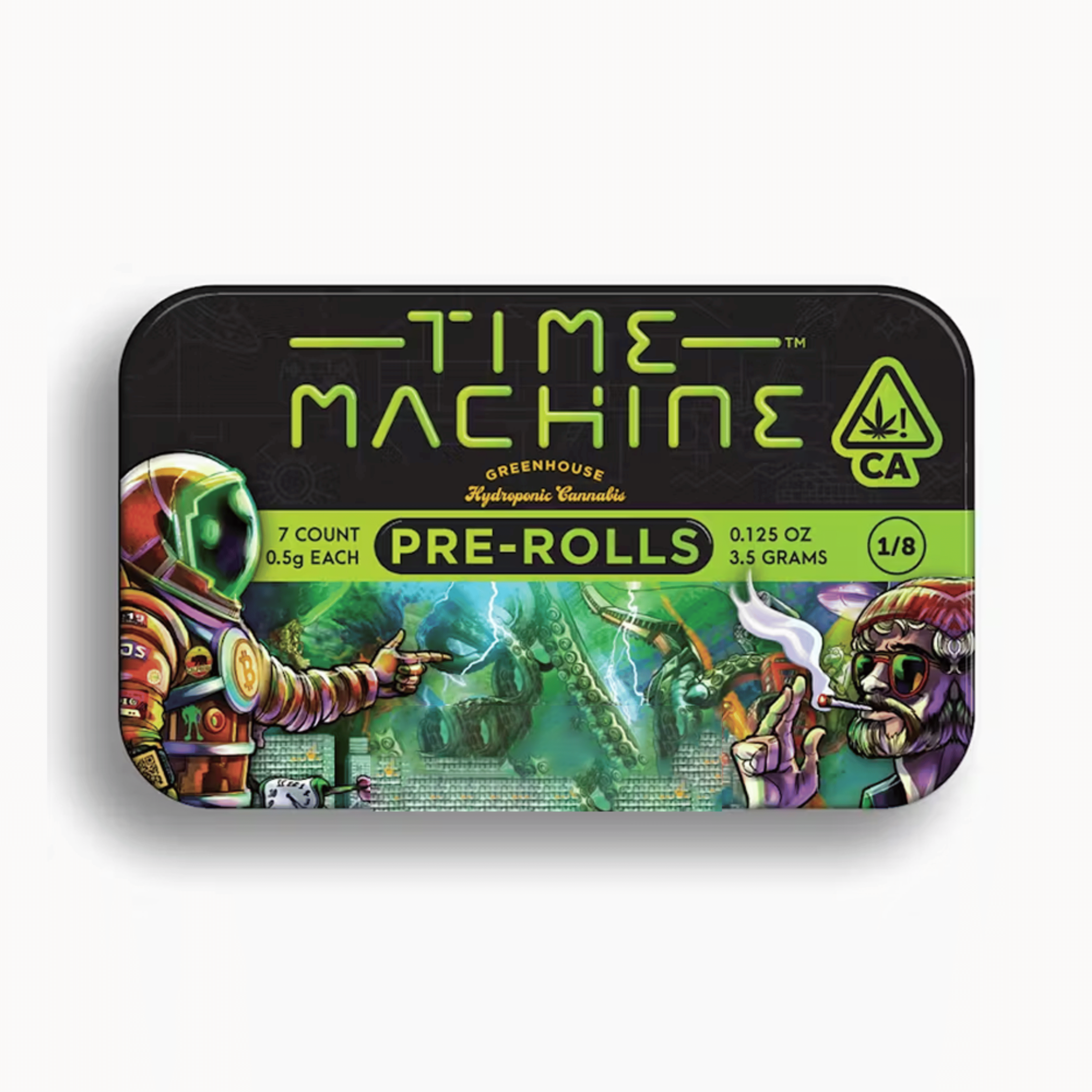 Kush Mints Pre-Rolls (7Pk) (3.5G) - Time Machine - (7Pk) (3.5G) - $20 - Preroll