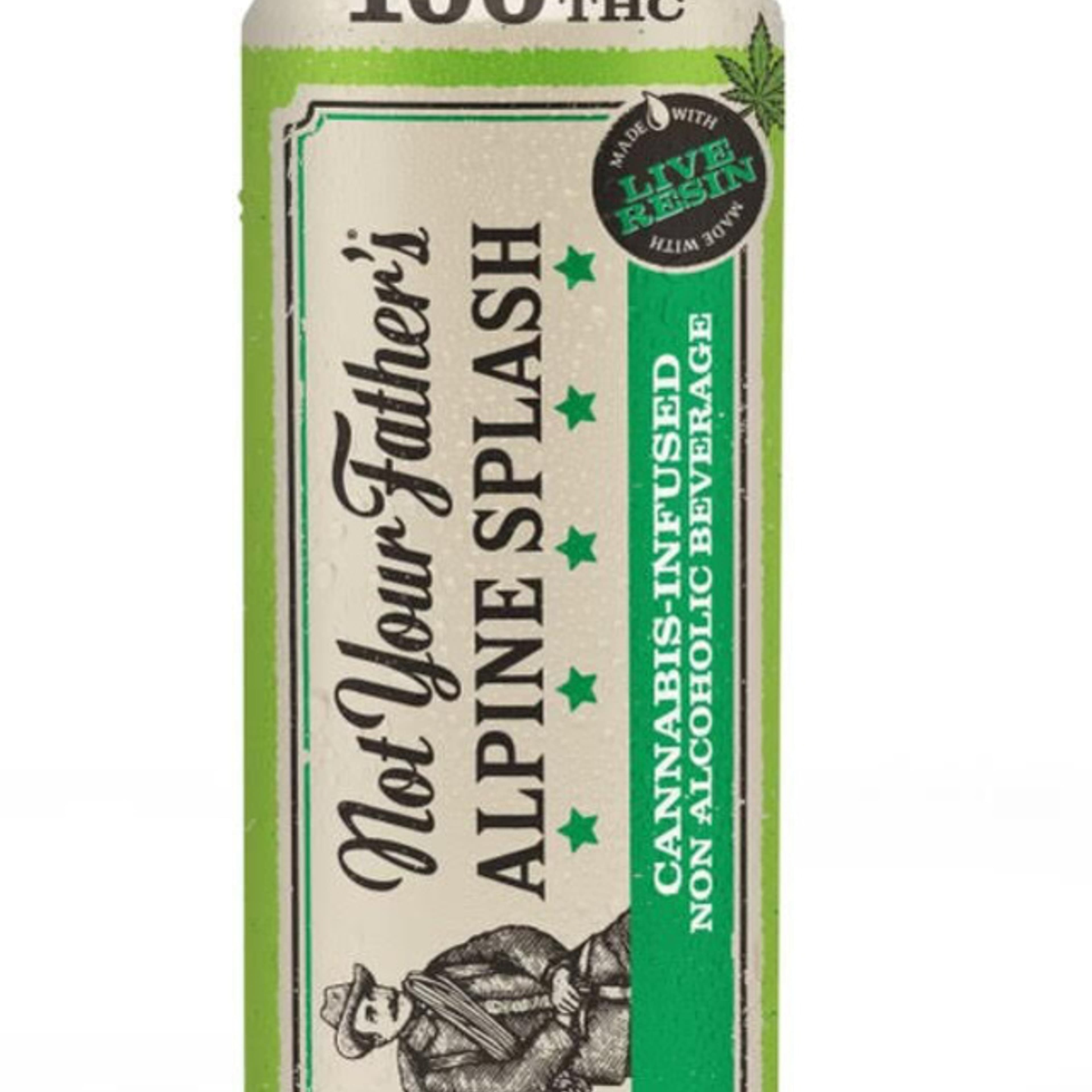 Alpine Splash Soda 100mg - Not Your Fathers - Drink - $9 - Edible