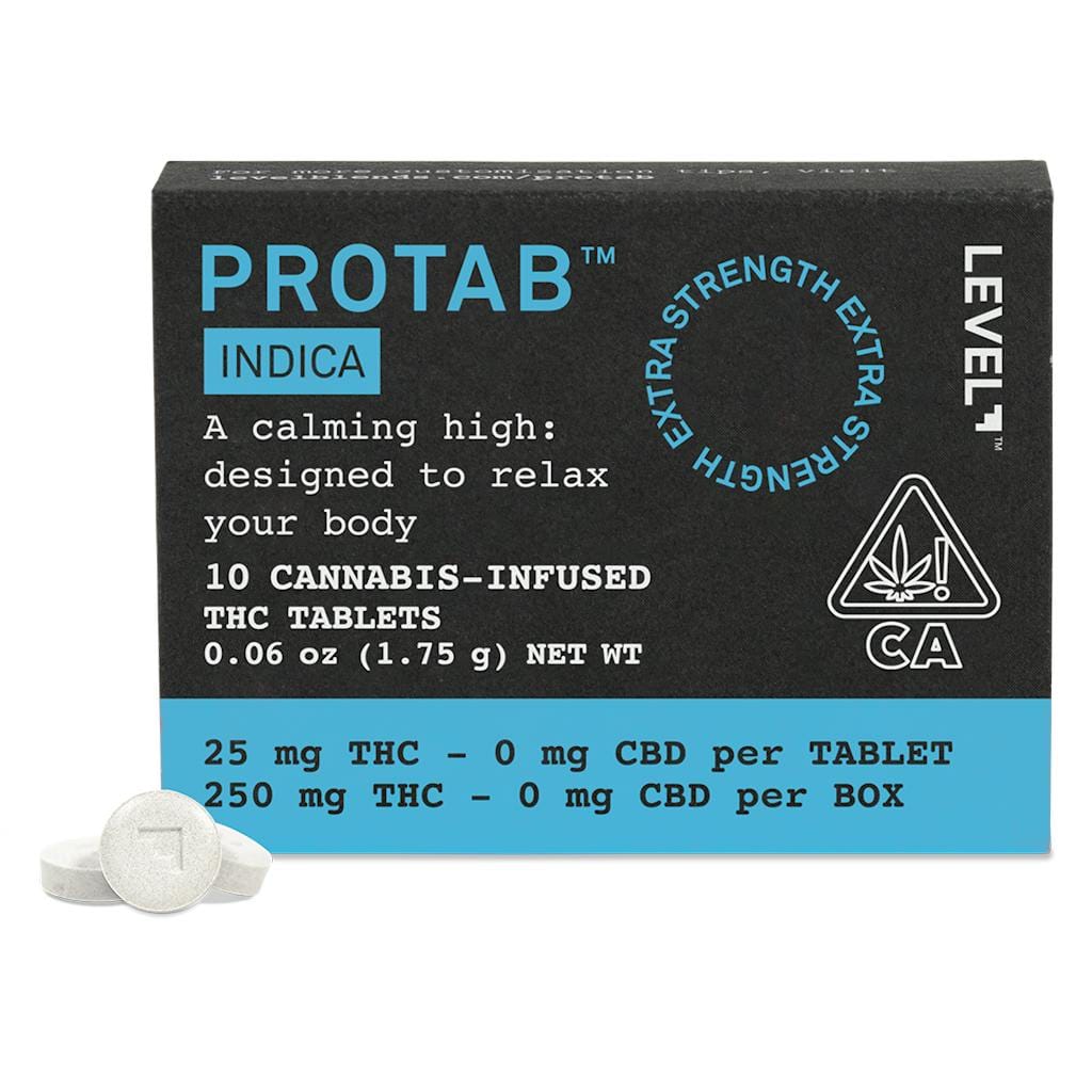 Indica Protab - 250mg - Level - Pro - Indica - $30 - Edibles