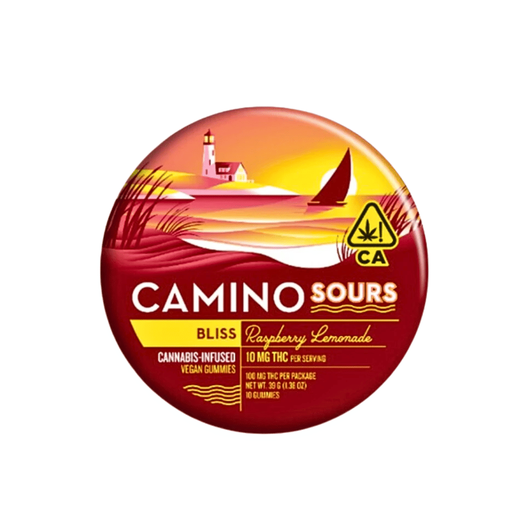 Sour Raspberry Lemonade Camino Gummies (100Mg) (10Pk) - Camino - null - $20 - Edible