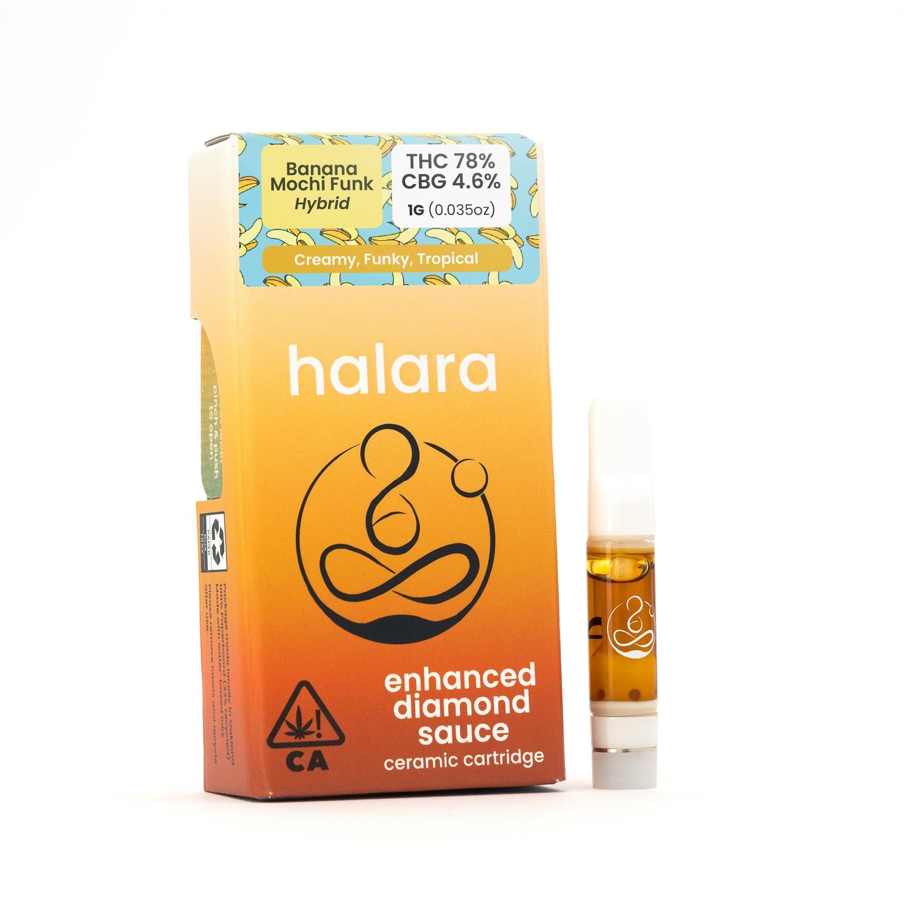 BANANA MOCHI FUNK 1G LIVE DIAMOND SAUCE REFILL - Halara -  - $25.80 - Vape Cartridge
