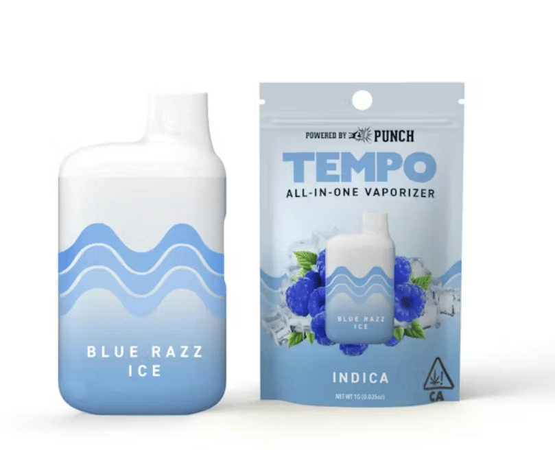 Blue Razz Ice 1g All In One Vape - Tempo -  - $23 - Ready To Use Vapes