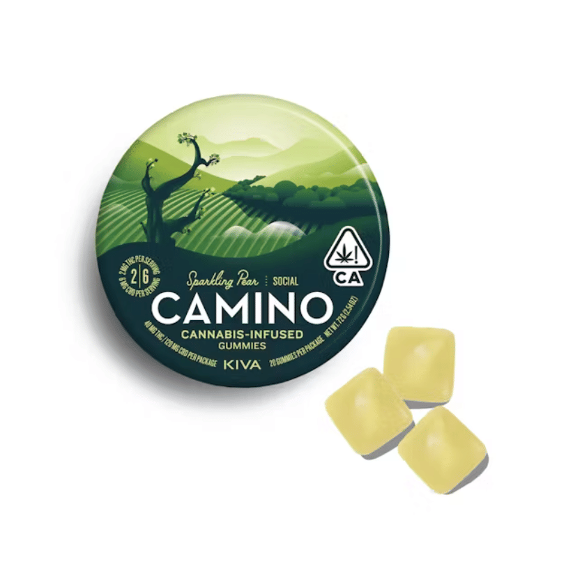Camino: Pear 1:3 THC/CBD - Kiva - null - $20 - Edible