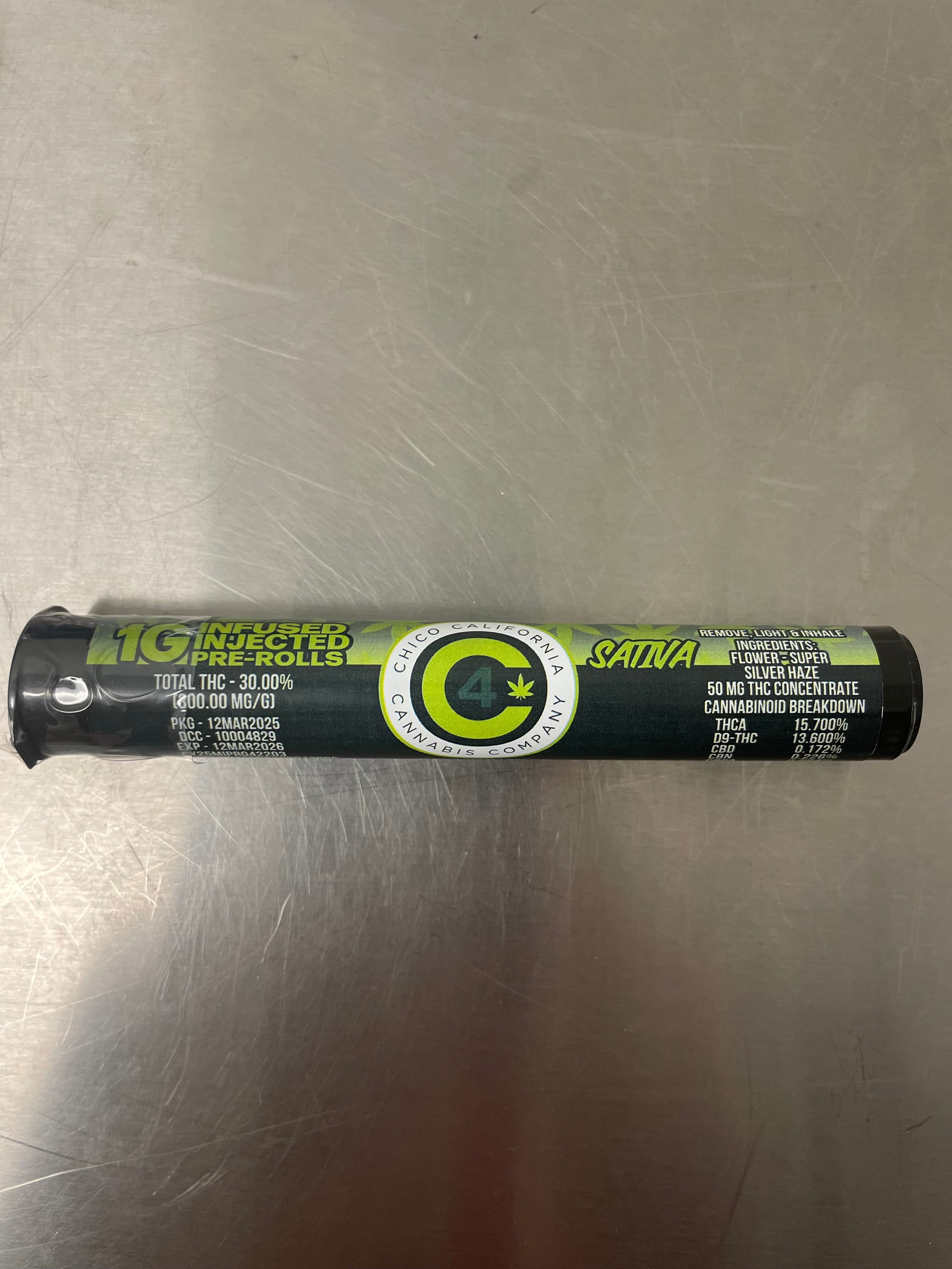 Caffiene Injected 1g PR - c4 -  - $5.95 - Preroll