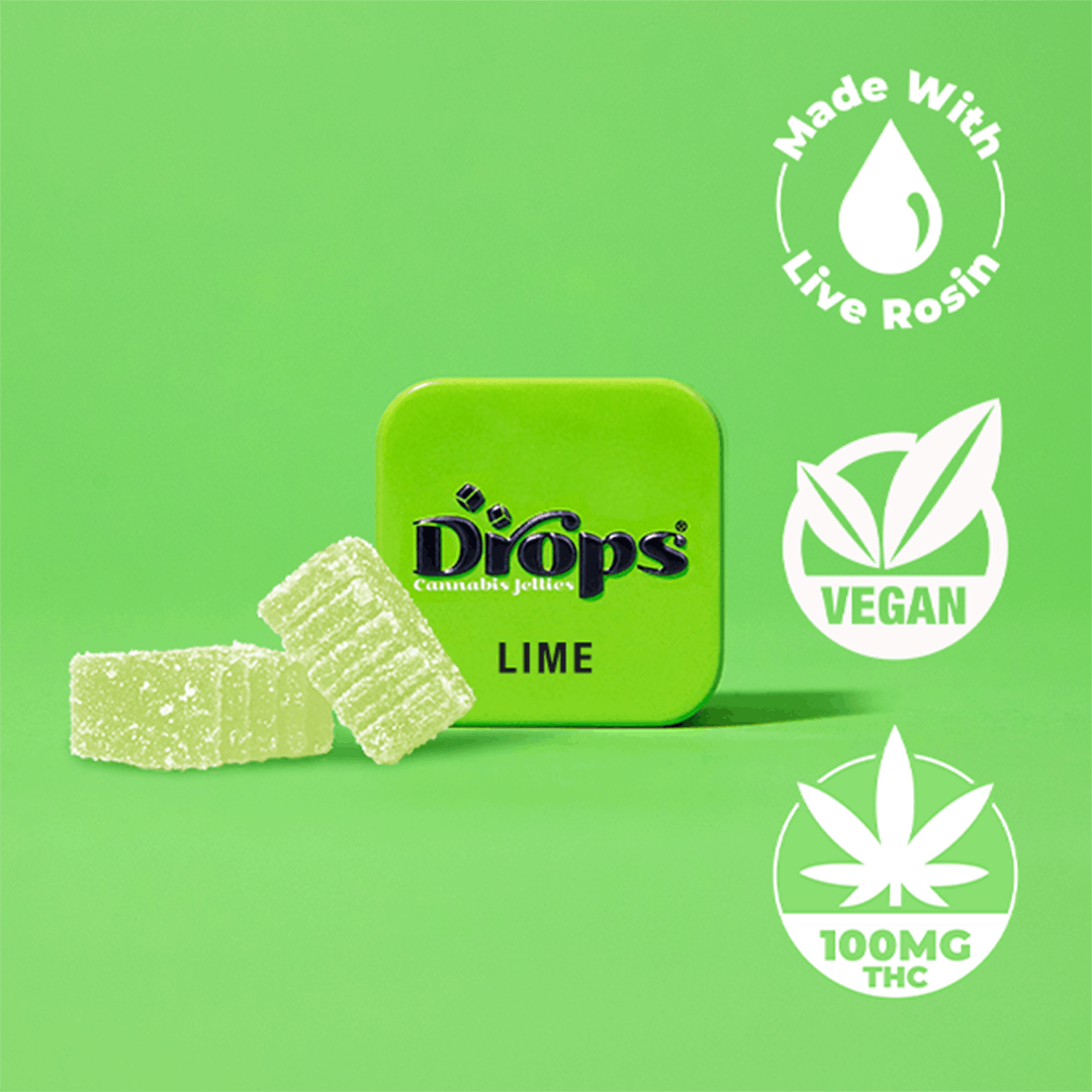 Lime 1pk - GUMMY - DROPS -  - $7 - Edible (weight - each)