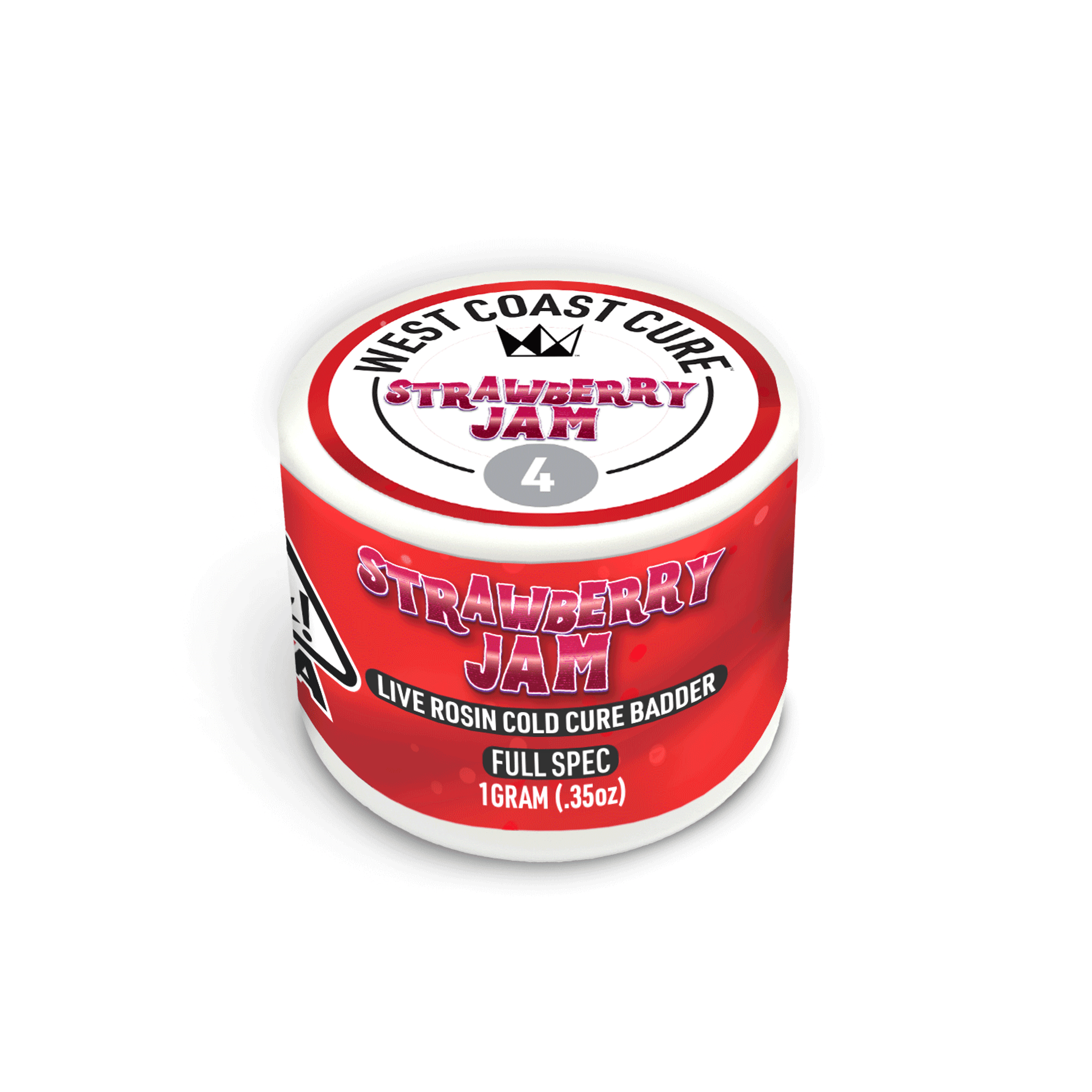 WCC - Strawberry Jam (H) - 1g Tier 4 Cold Cure Live Rosin - West Coast Cure - Gram - $30 - Concentrates