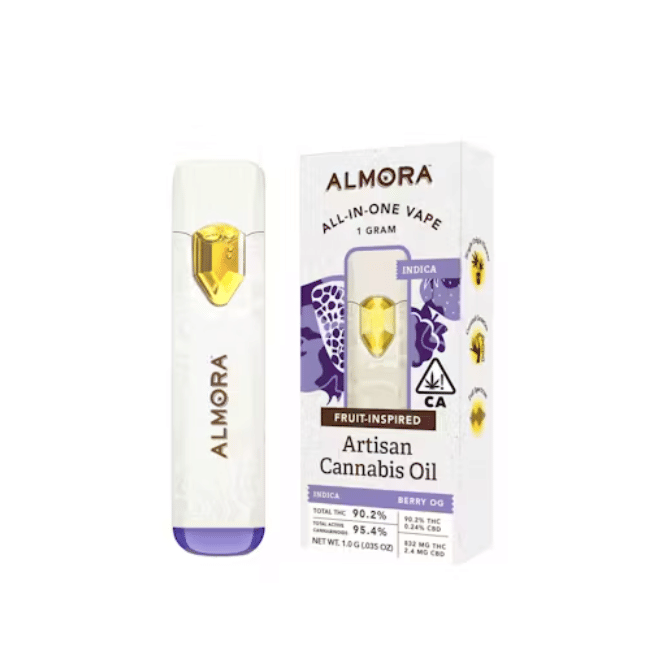 Grape Ape 1g - Fruit AIO Vape - Almora Farm - null - $29 - Ready To Use Vapes