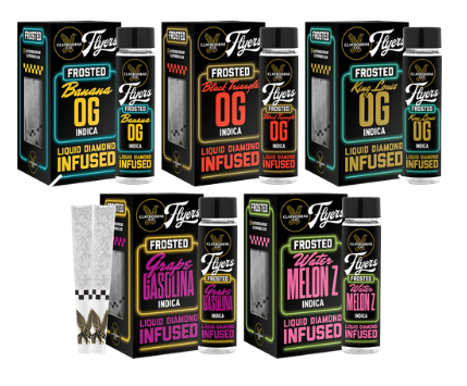 Pineapple Express 2PK Frosted Flyer Prerolls - Claybourne -  - $9.90 - Pre-Rolls