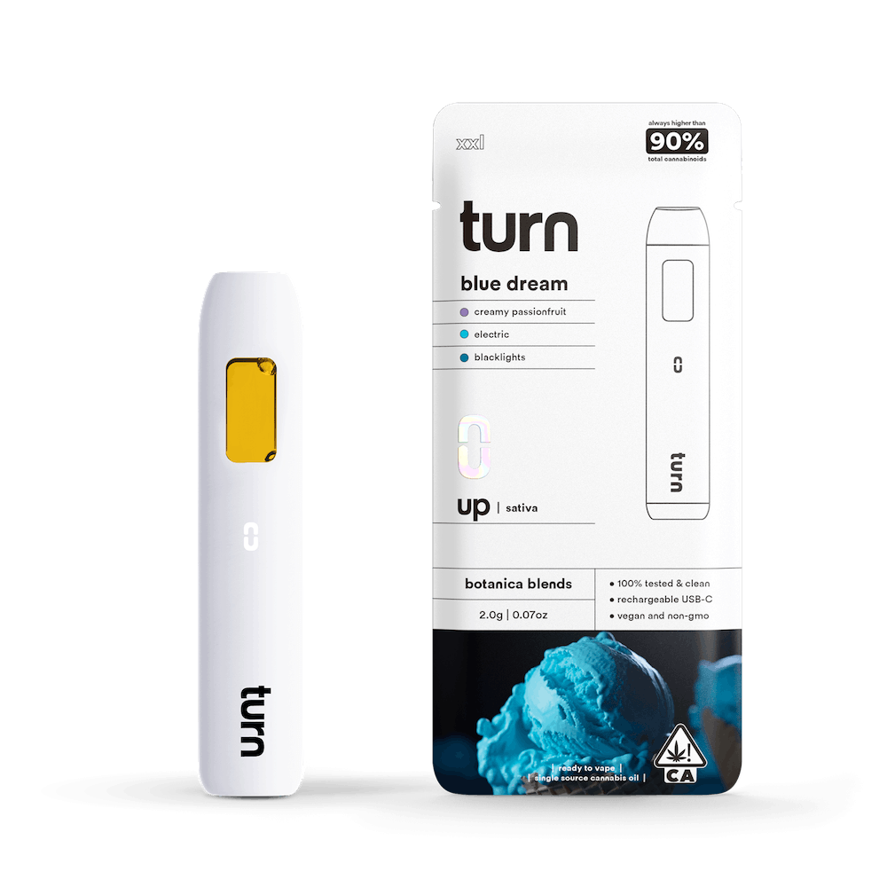 Turn - Blue Dream - Live Resin Disposable - 1g - Turn -  - $37.99 - Disposable Vapes