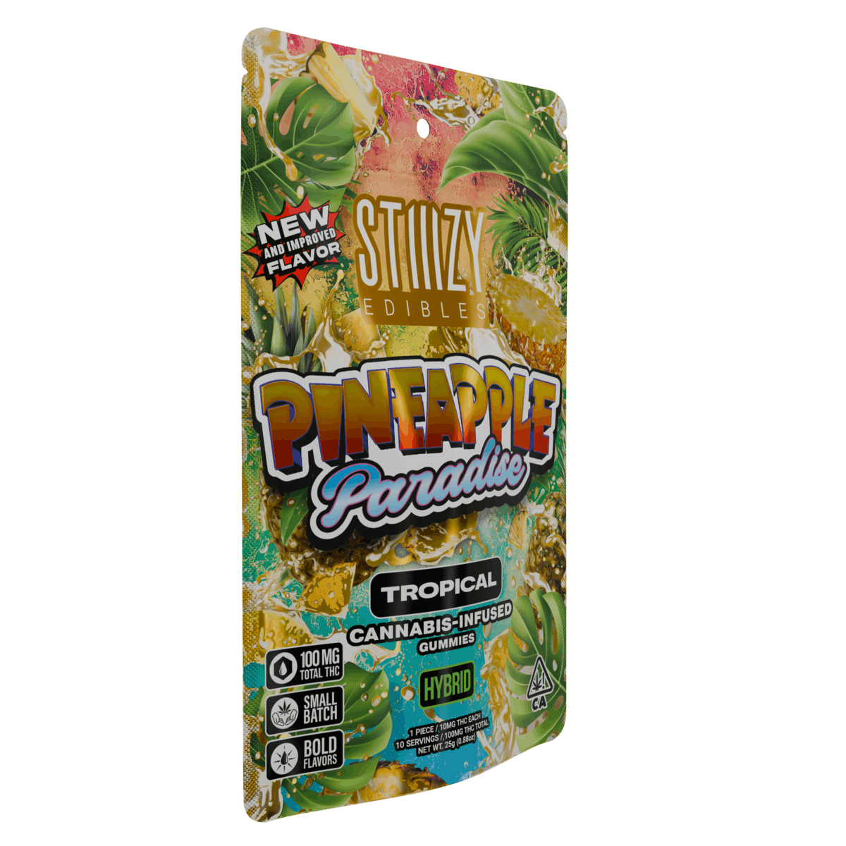 Pineapple Paradise-Gummies 100MG - STIIIZY -  - $8.64 - Edibles