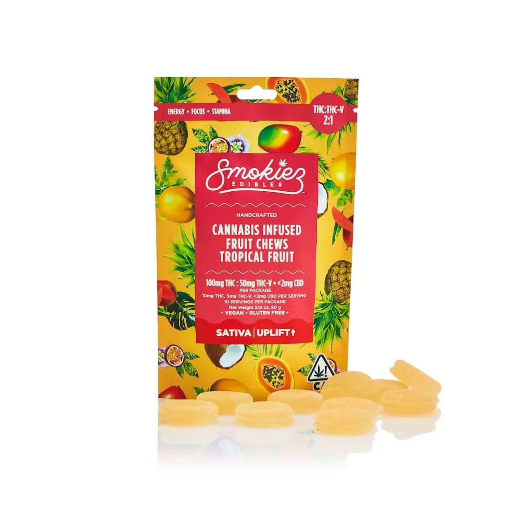 Sweet Tropical CBD Fruit Chews - Smokiez - Sweet Tropical CBD - $15.50 - Edibles
