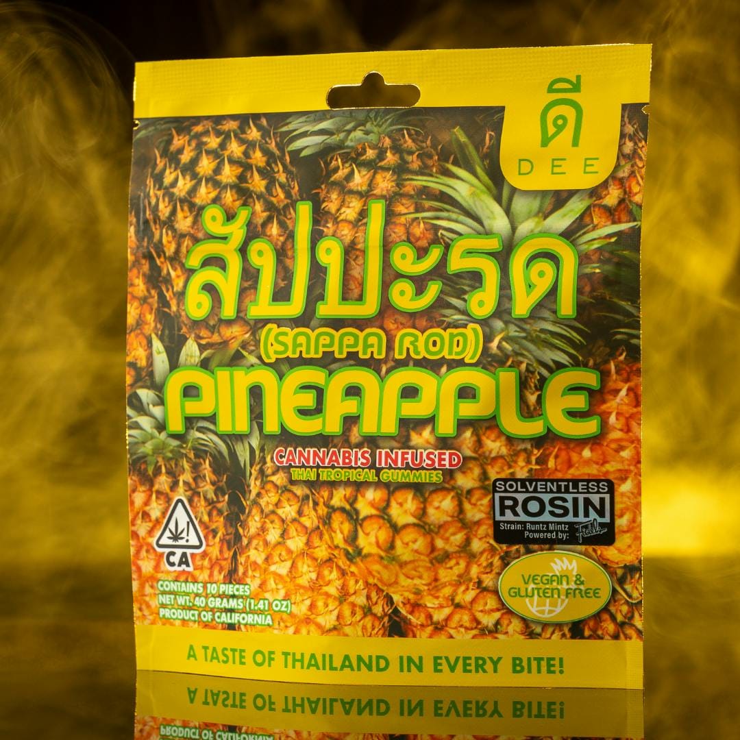 PINEAPPLE 100MG GUMMIES - DEE -  - $9 - Edibles