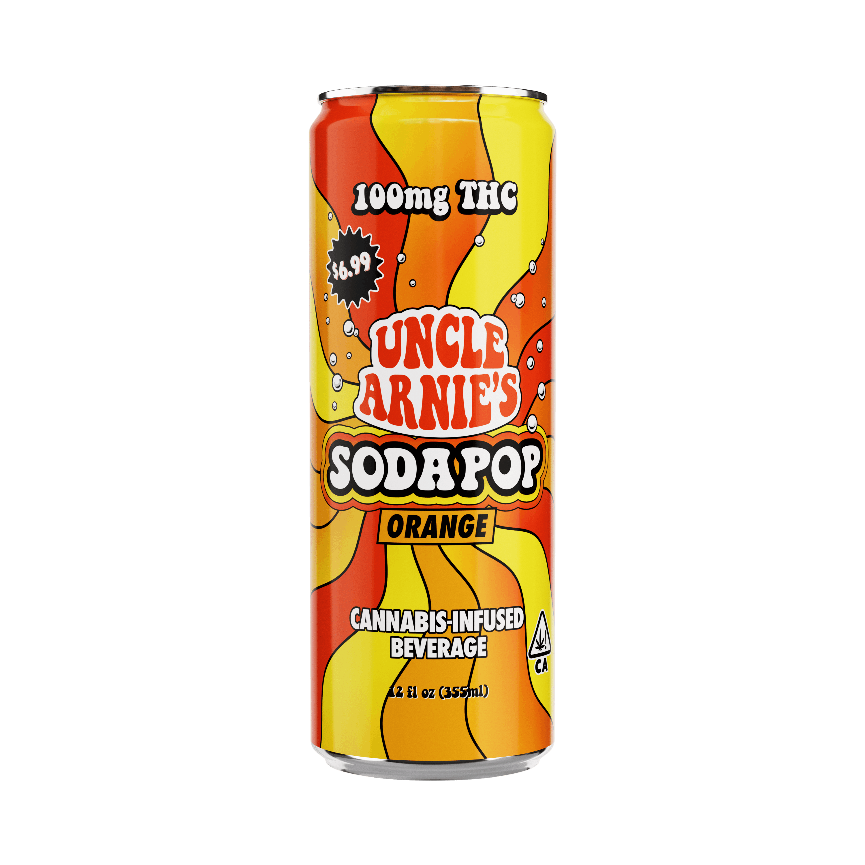 Orange Soda Pop 100mg - Uncle Arnie's -  - $6.99 - Beverage