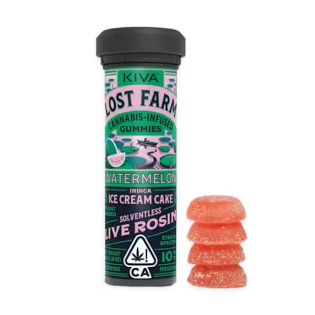 Watermelon Ice Cream Gummies 100mg - Lost Farm - null - $22 - Edible
