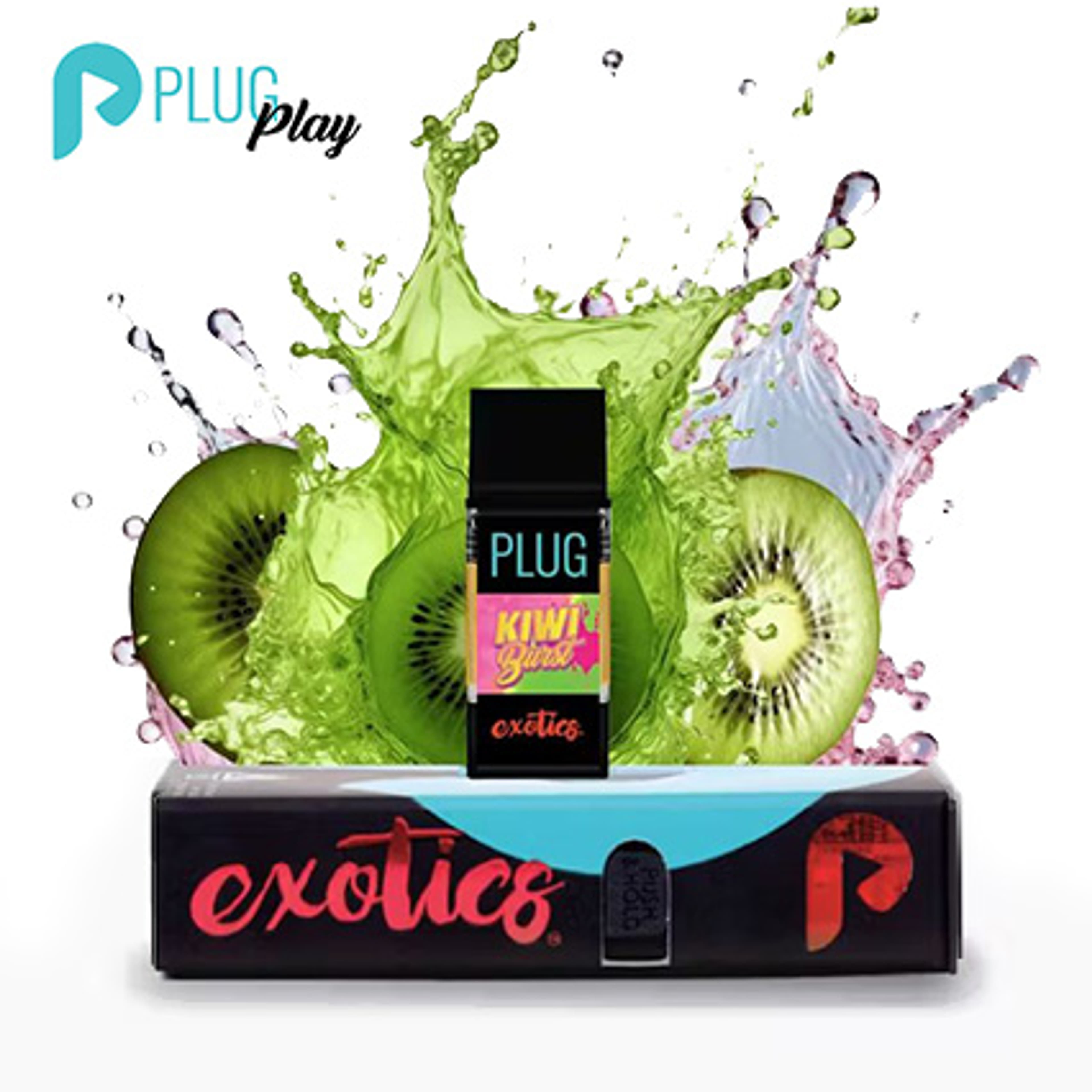 PLUGplay EXOTICS - Kiwi Burst PLUG - 1g - PLUGplay - EXOTICS - $34.99 - PLUGplay Pods