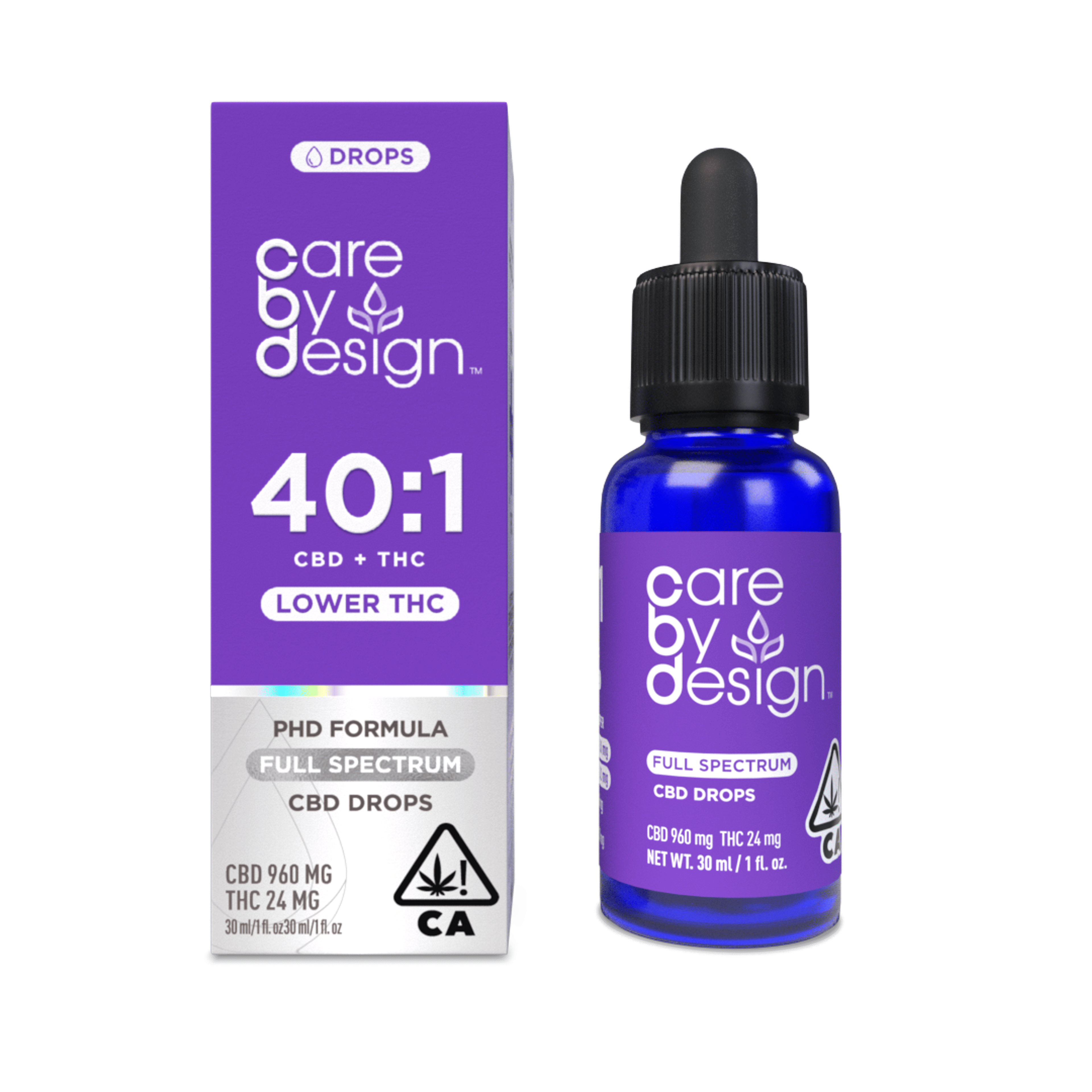 CBD Refresh Drops 30ml - CARE BY DESIGN - 18:1 - $90 - Tinctures