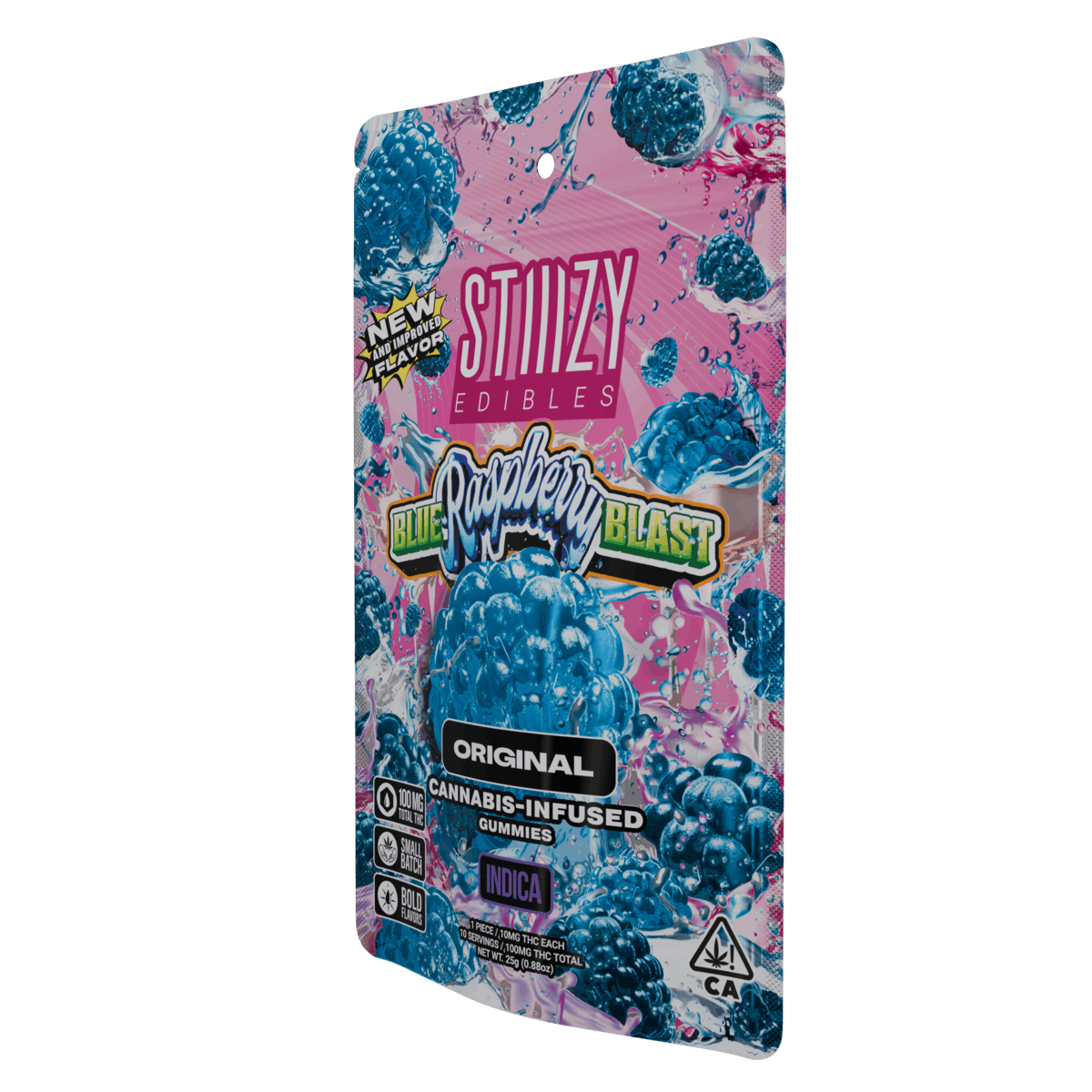 Blue Raspberry Blast 100mg Gummies - Stiiizy - null - $12 - Edible