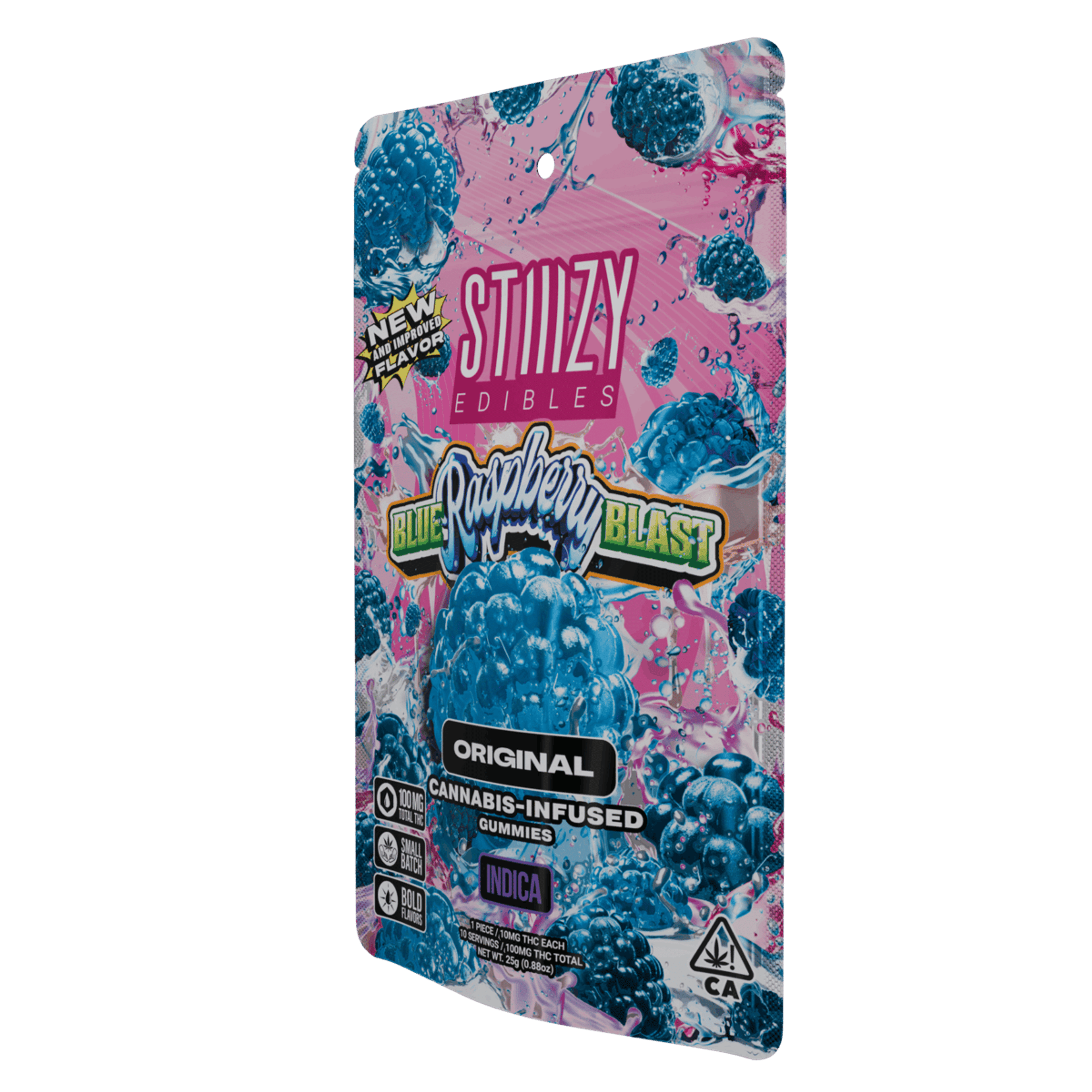 Blue Raspberry Blast 100mg Gummies - Stiiizy - null - $12 - Edible