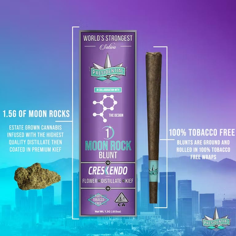 Crescendo | Moon Rock Blunt [1.5g] - Presidential x THC Design -  - $21 - Pre-Rolls