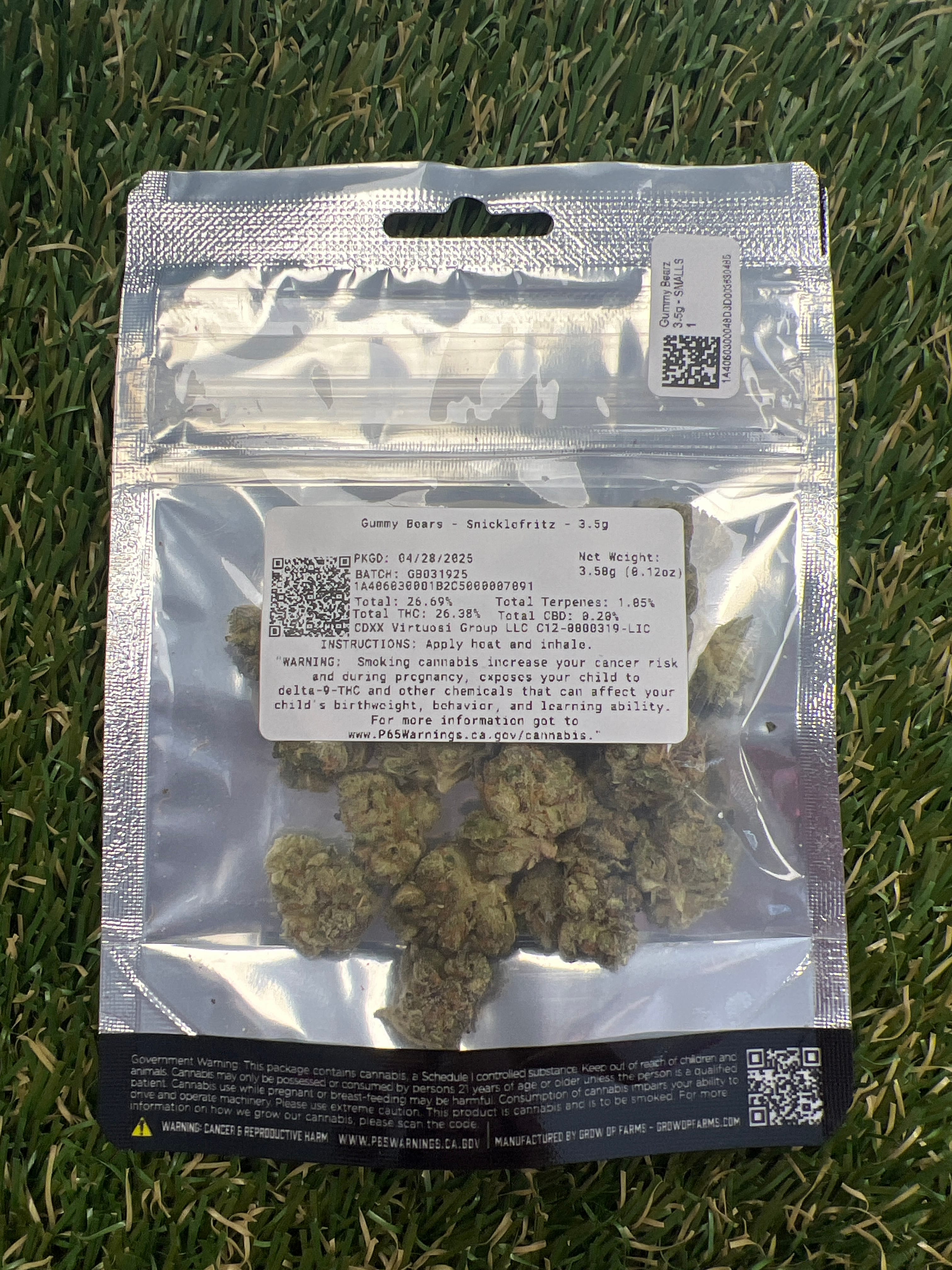 GUMMY BEARZ 3.5G - SMALLS - SNICKLEFRITZ -  - $11.82 - Flower