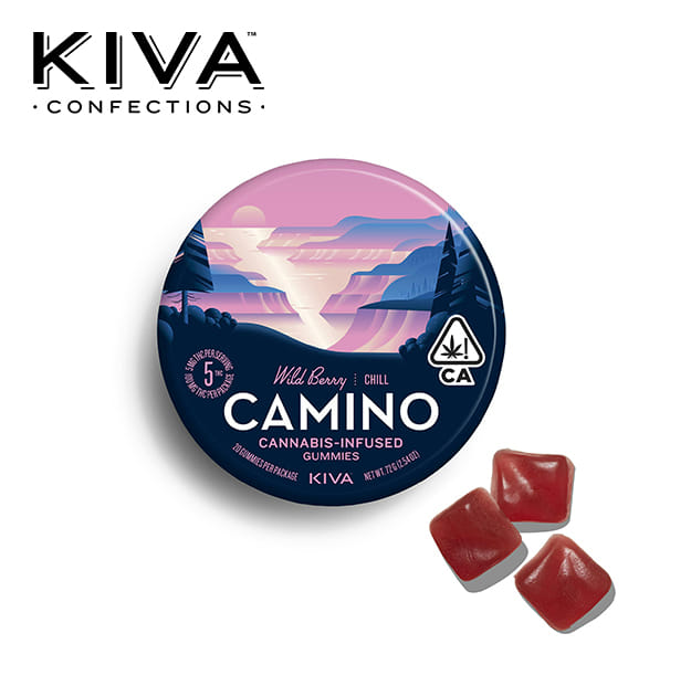 Camino - Wild Berry 'Chill' Gummies - 100mg - Kiva -  - $17.99 - Edibles